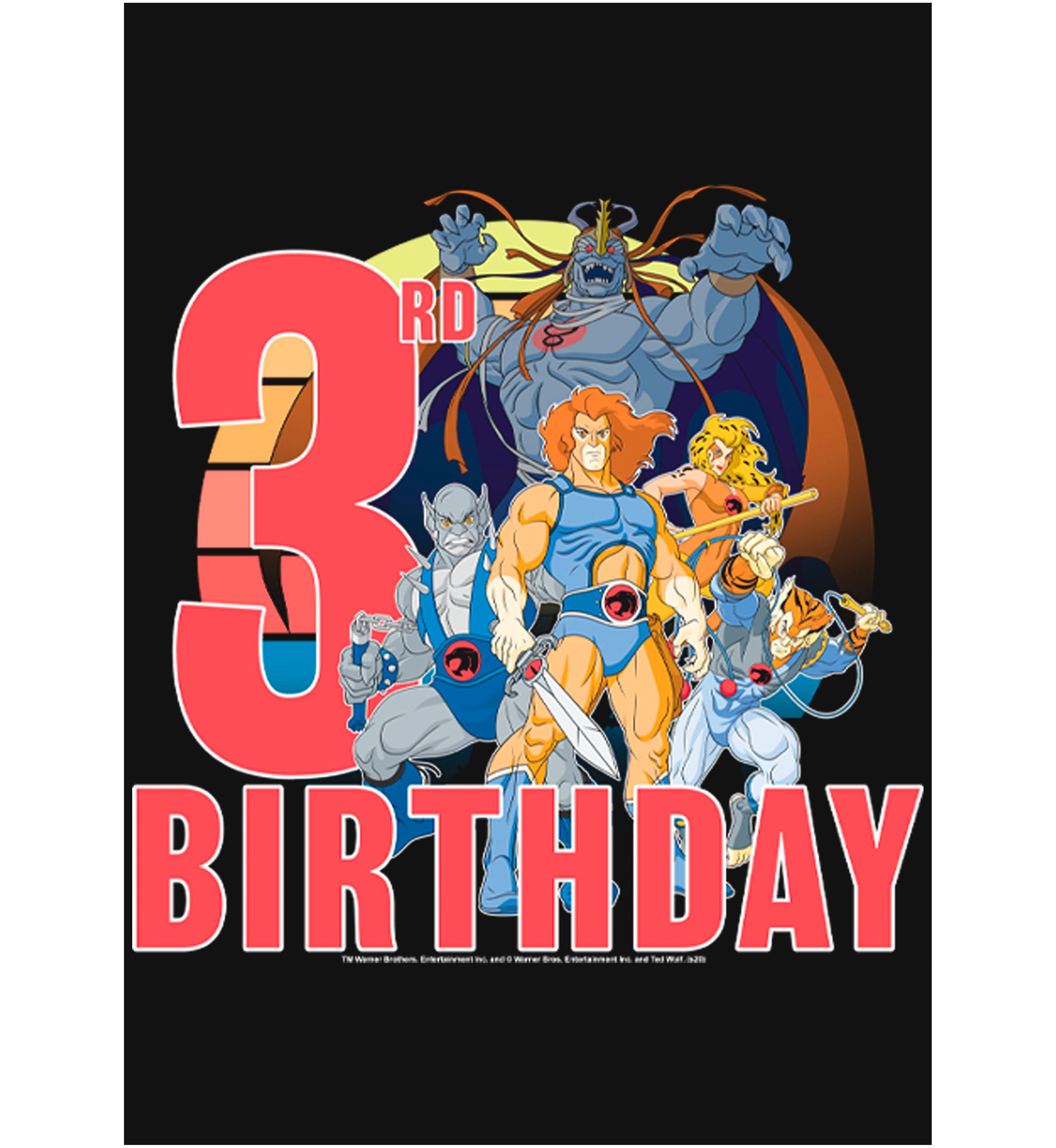 Girls 46x Thundercats ThunderCats 3rd Birthday Graphic Top