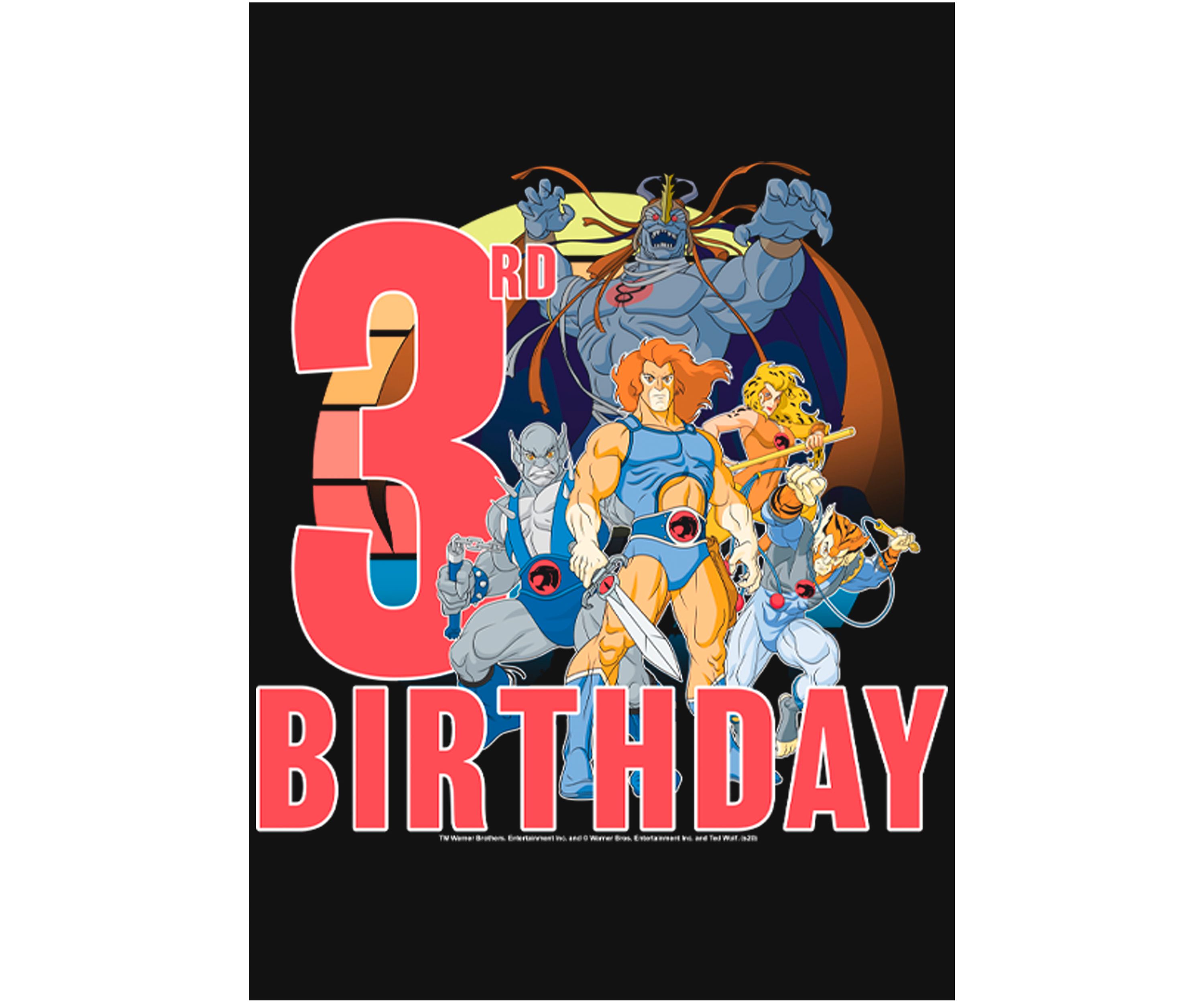 Girls 46x Thundercats ThunderCats 3rd Birthday Graphic Top