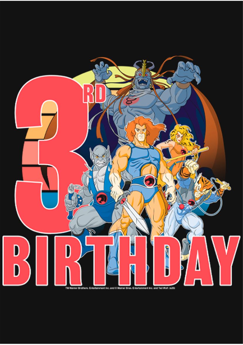 Girls 46x Thundercats ThunderCats 3rd Birthday Graphic Top