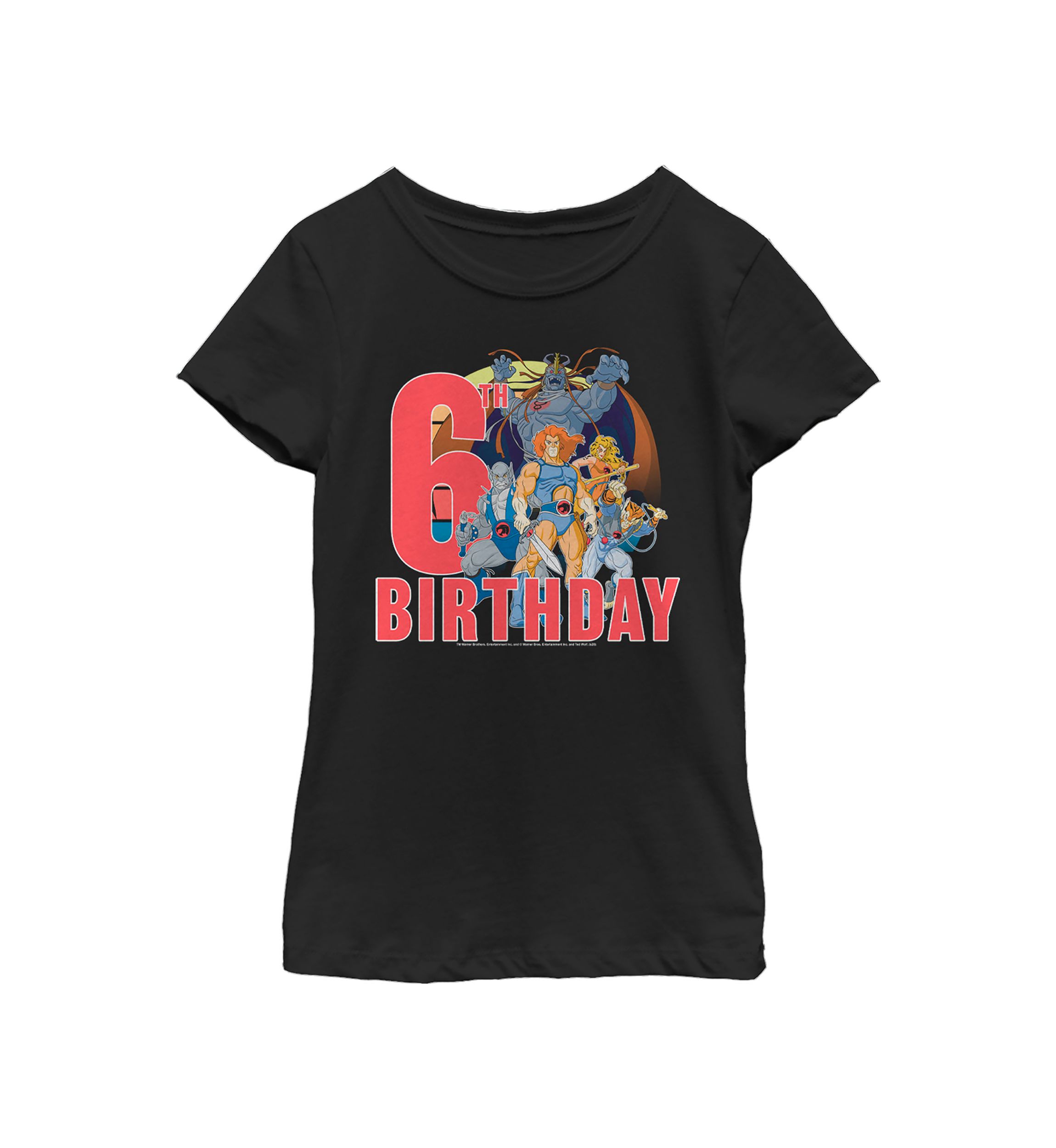 Girls 46x Thundercats ThunderCats 6th Birthday Graphic Top