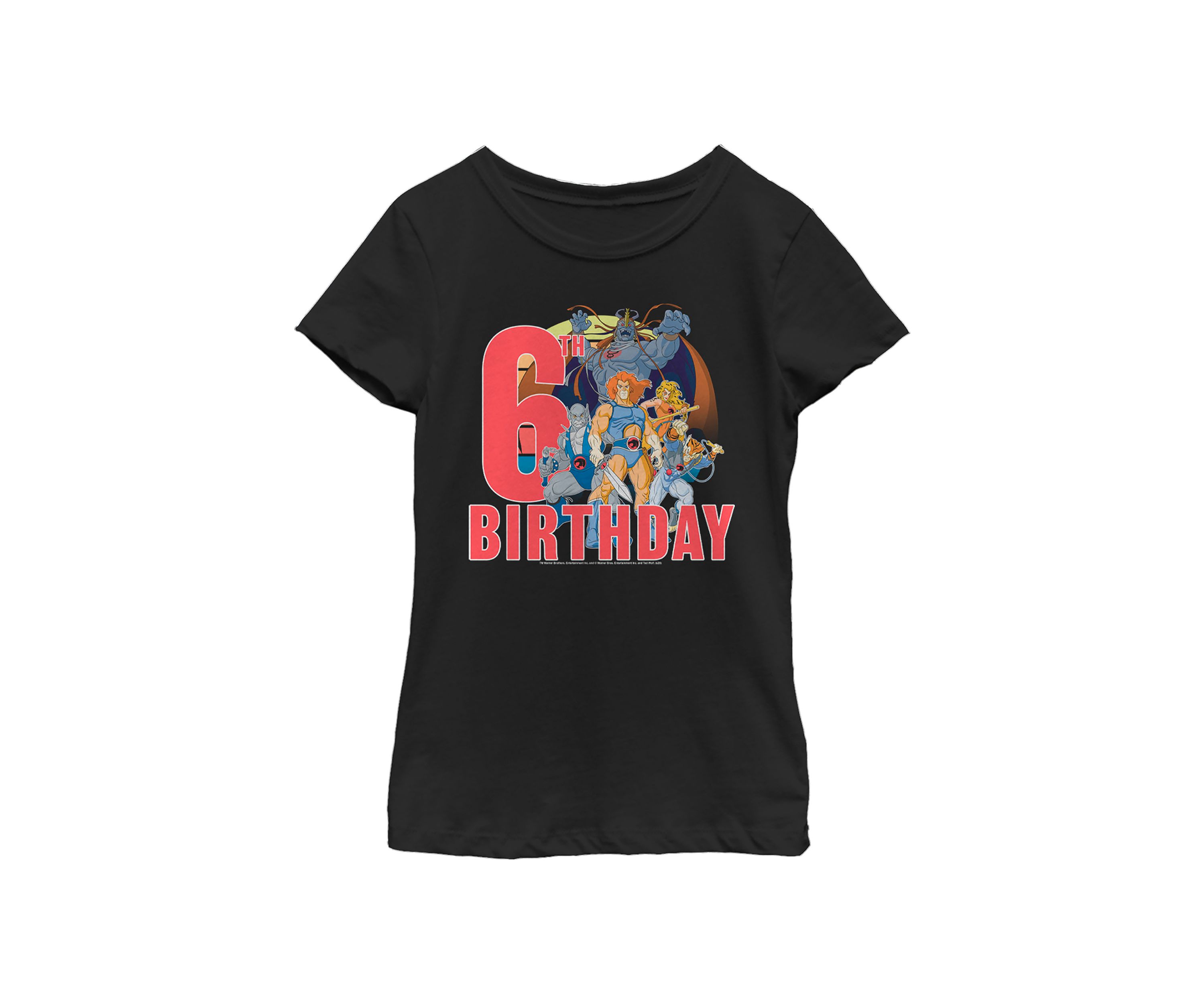 Girls 46x Thundercats ThunderCats 6th Birthday Graphic Top