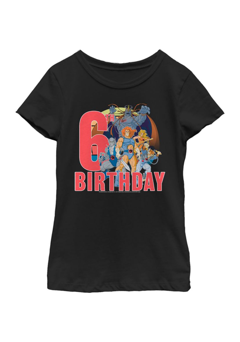Girls 46x Thundercats ThunderCats 6th Birthday Graphic Top