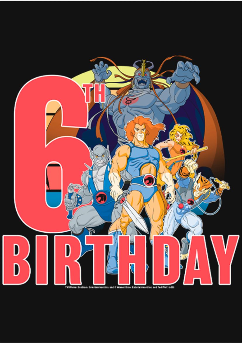 Girls 46x Thundercats ThunderCats 6th Birthday Graphic Top