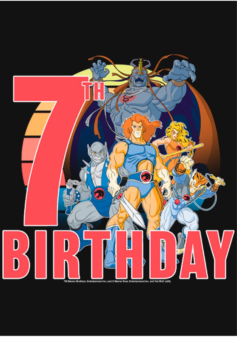 Girls 46x Thundercats ThunderCats 7th Birthday Graphic Top