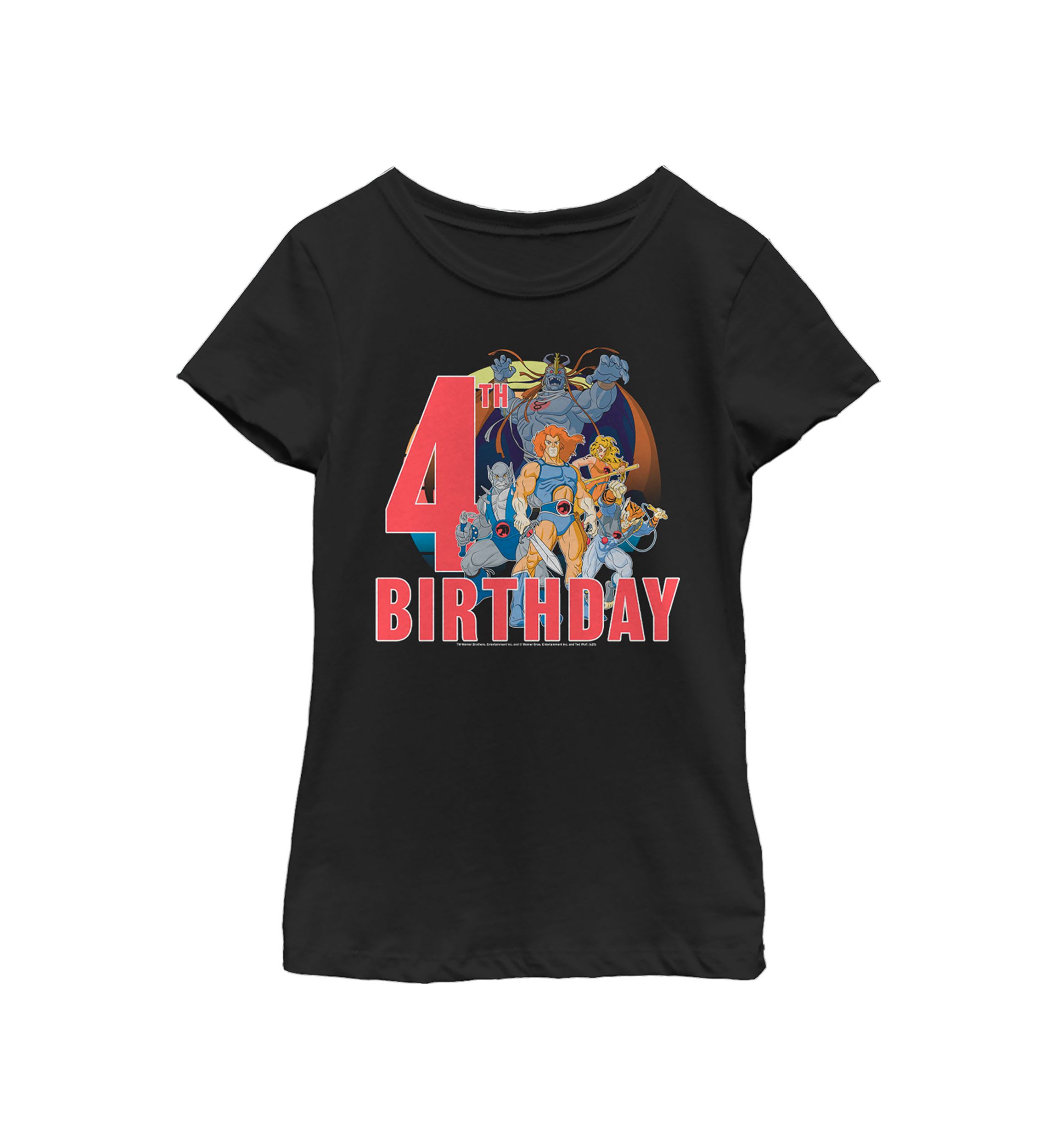 Girls 46x Thundercats ThunderCats 4th Birthday Graphic Top