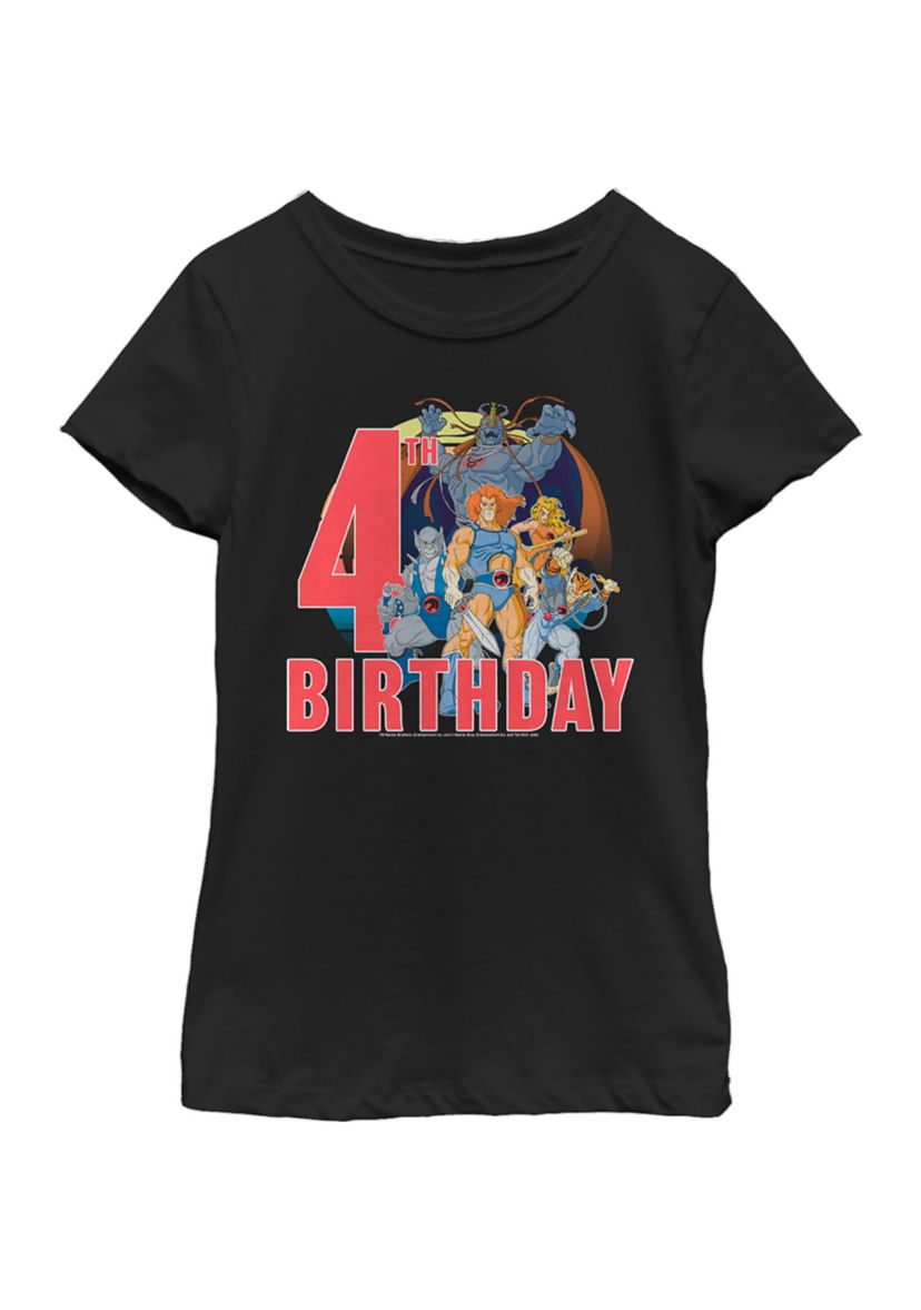 Girls 46x Thundercats ThunderCats 4th Birthday Graphic Top