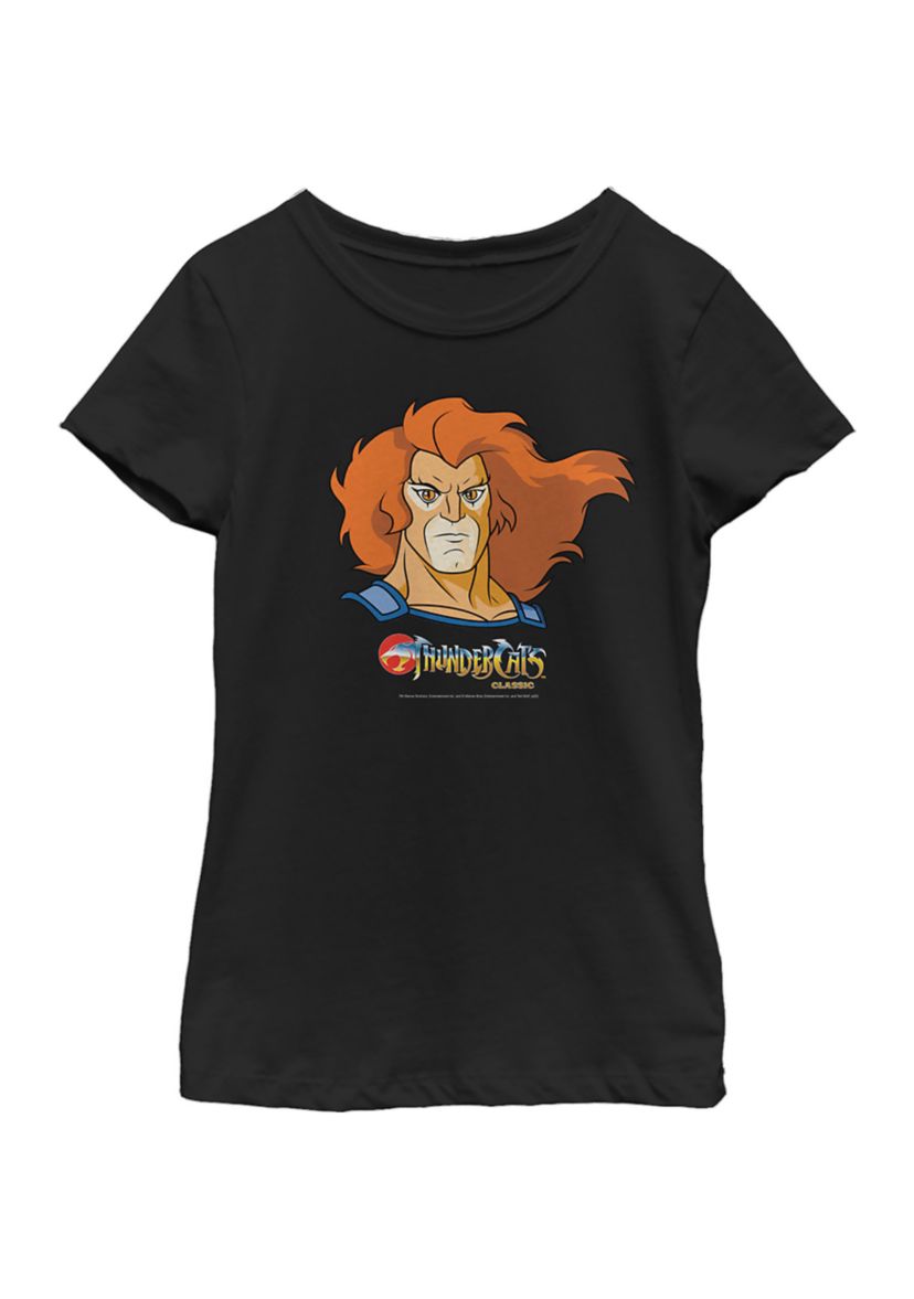 Girls 4-6x Lion Face Graphic T-Shirt