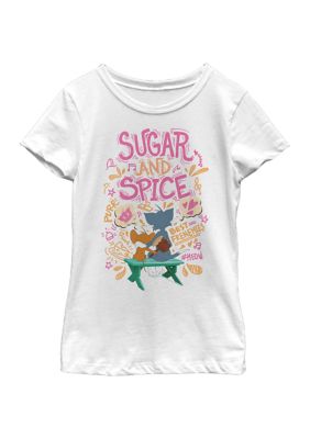 FIFA Girls 46x Tom and Jerry: The Movie Sugar Spice Graphic Top, White, XS
