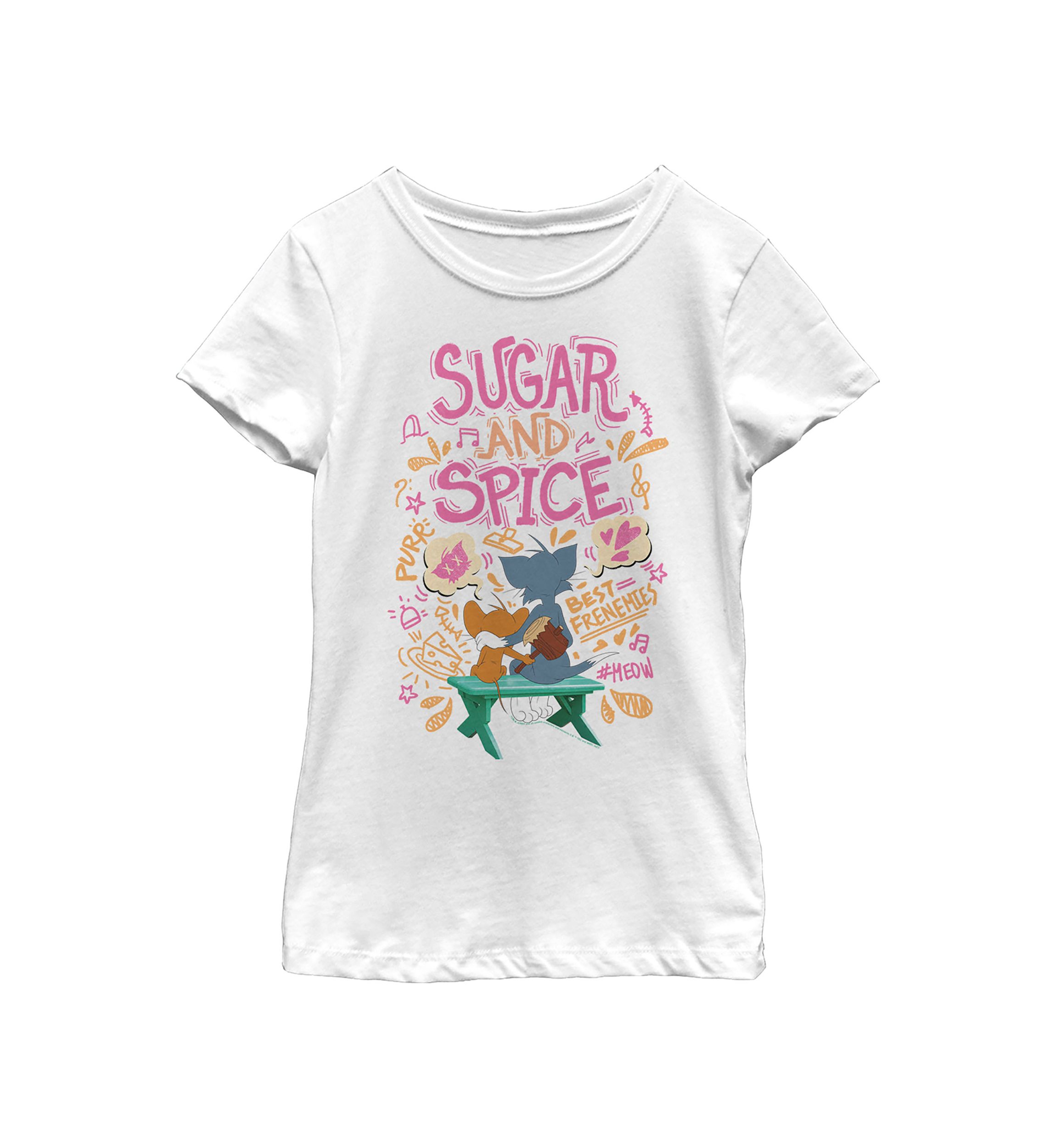 Girls 46x Tom and Jerry: The Movie Sugar Spice Graphic Top