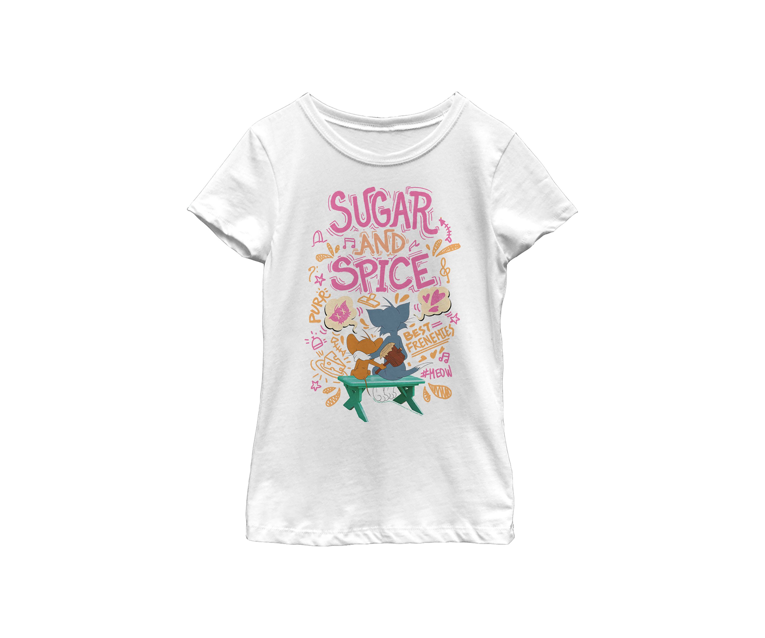 Girls 46x Tom and Jerry: The Movie Sugar Spice Graphic Top