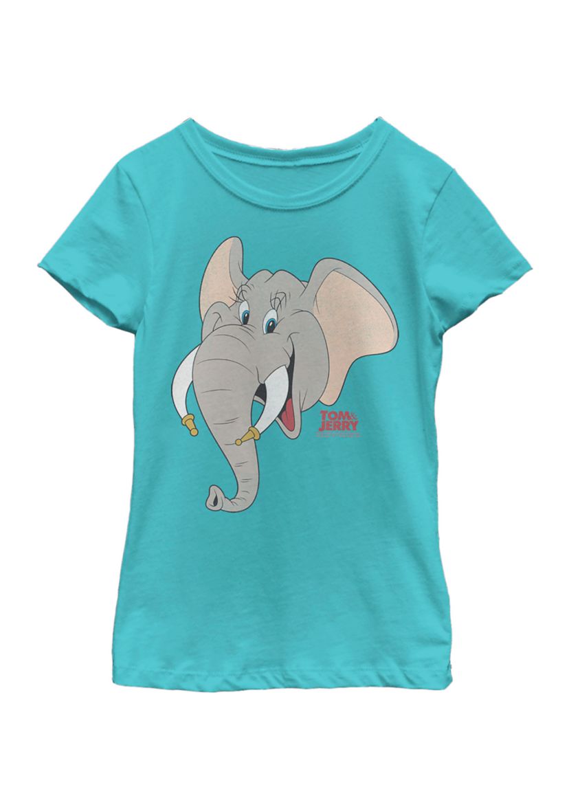 Girls 46x Tom and Jerry: The Movie Chapman Face Graphic Top