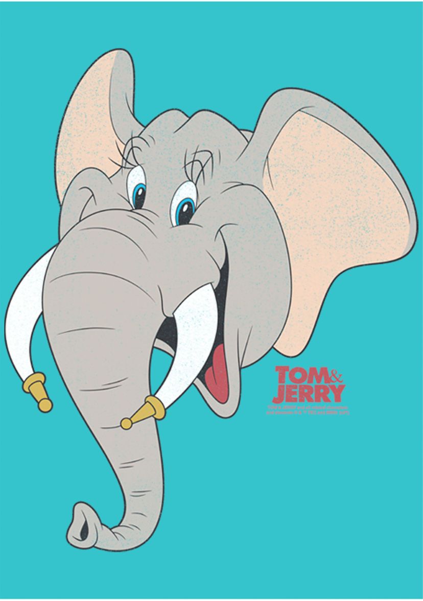 Girls 46x Tom and Jerry: The Movie Chapman Face Graphic Top