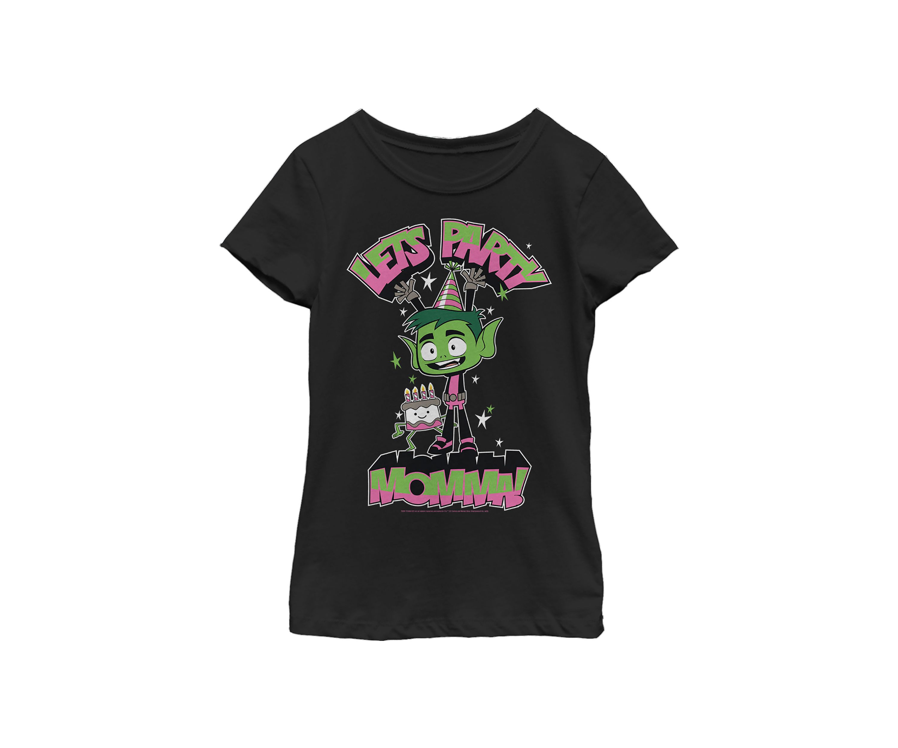 Girls 46x Teen Titans Go! Party Momma Graphic Top