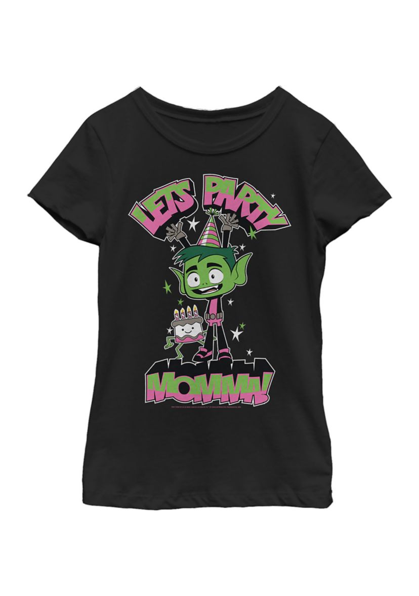 Girls 46x Teen Titans Go! Party Momma Graphic Top