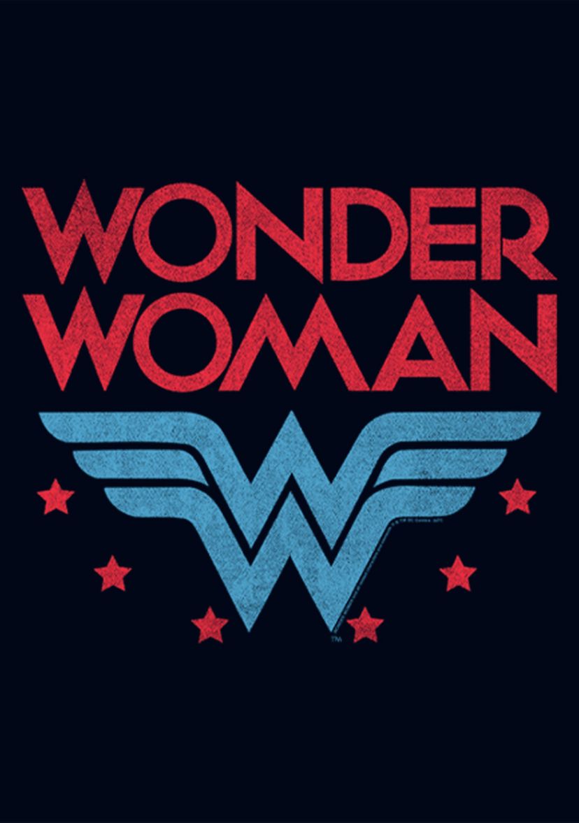 Wonder Woman Stars Graphic T-Shirt