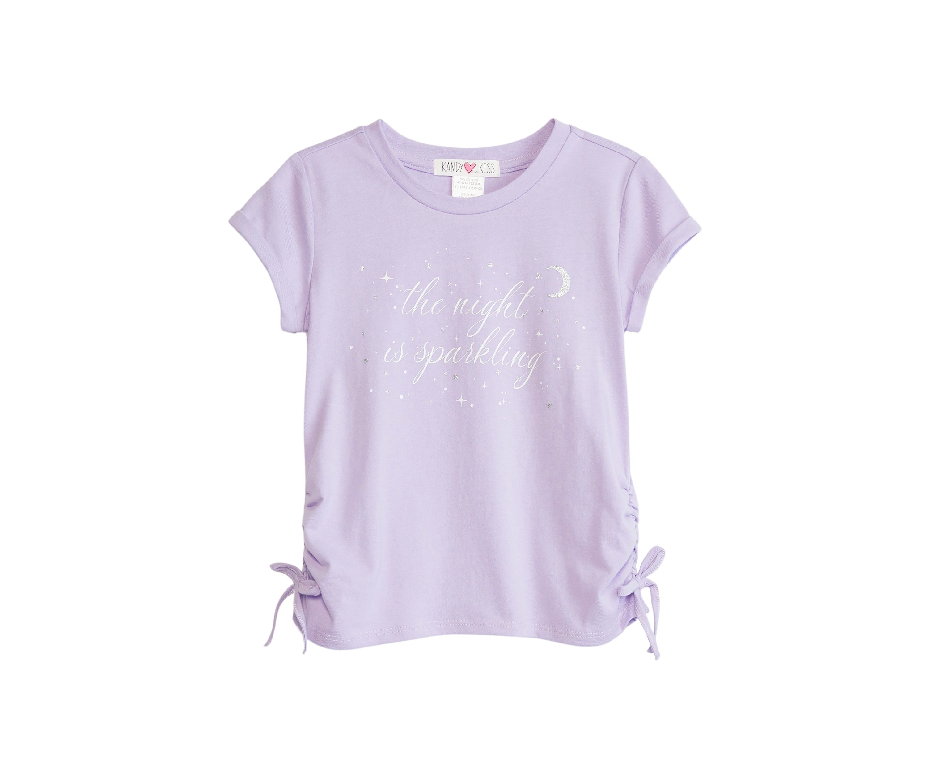 Girls 4-6x This Night is Sparkling Graphic T-Shirt 