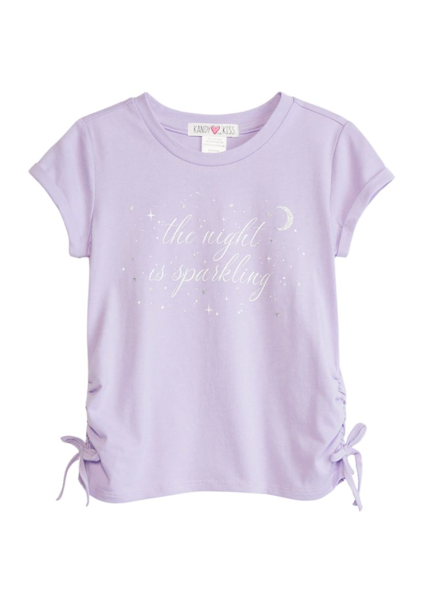 Girls 4-6x This Night is Sparkling Graphic T-Shirt 