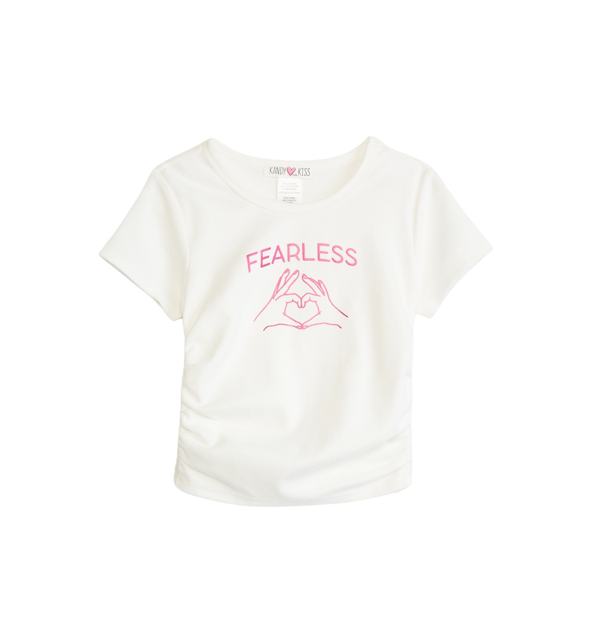 Girls 4-6x Fearless Heart Graphic T-Shirt 