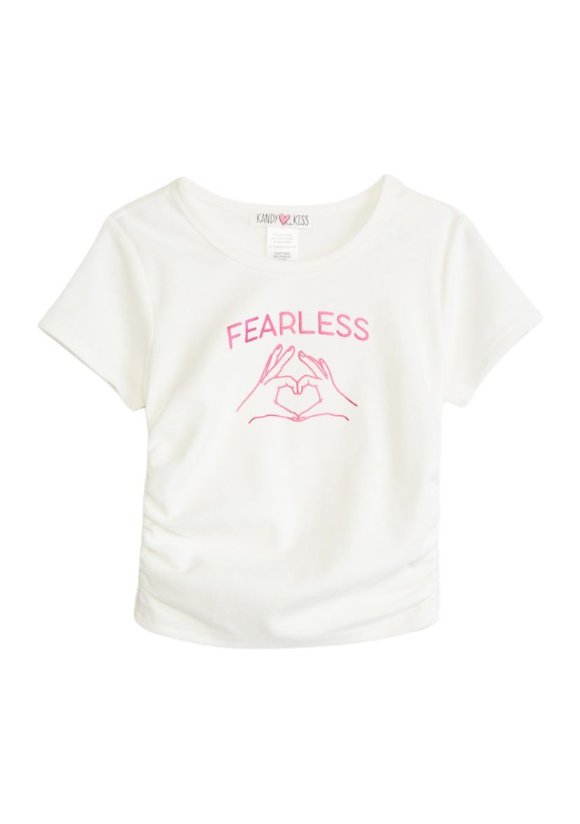 Girls 4-6x Fearless Heart Graphic T-Shirt 