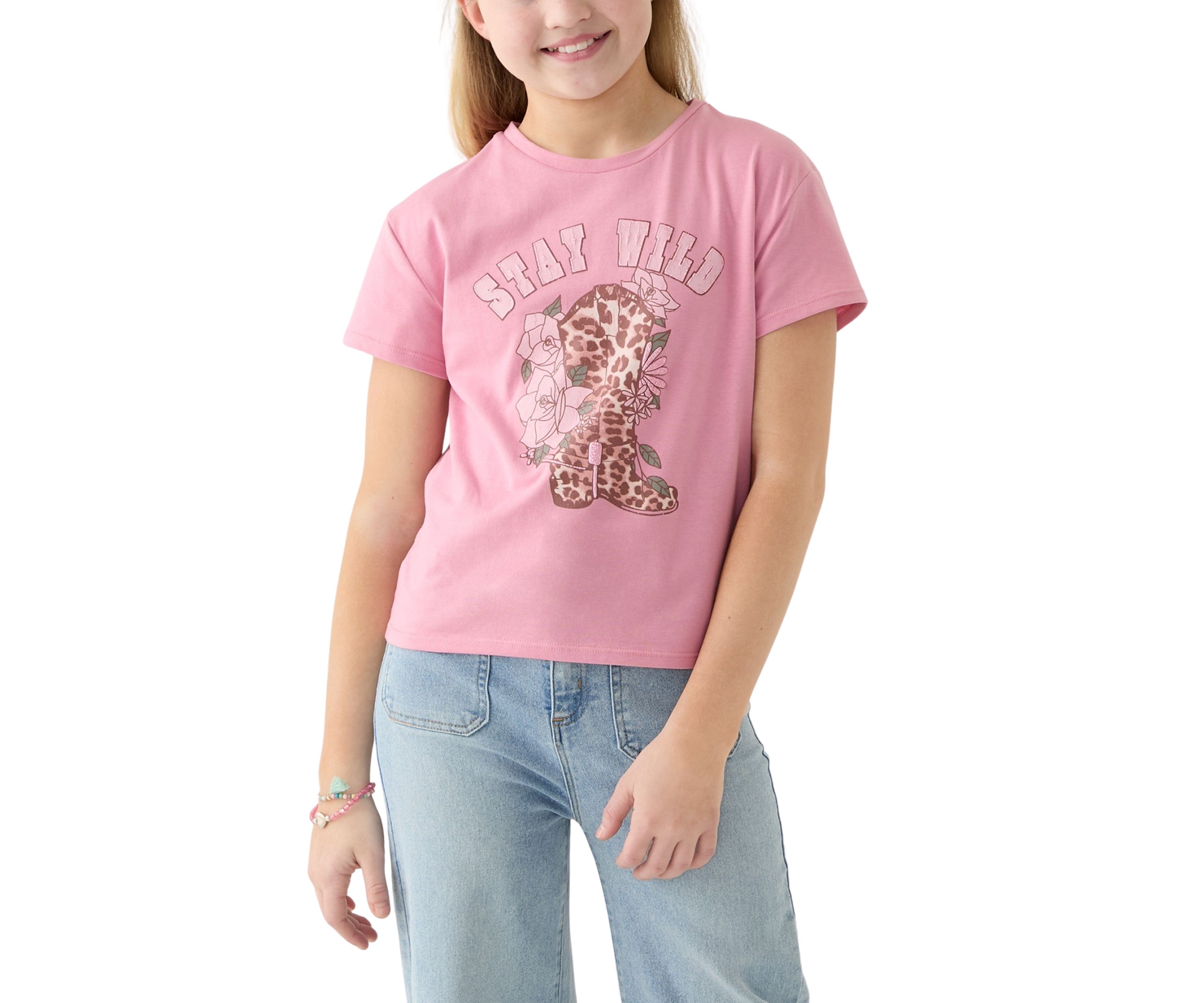 Girls 7-16 Stay Wild Graphic T-Shirt