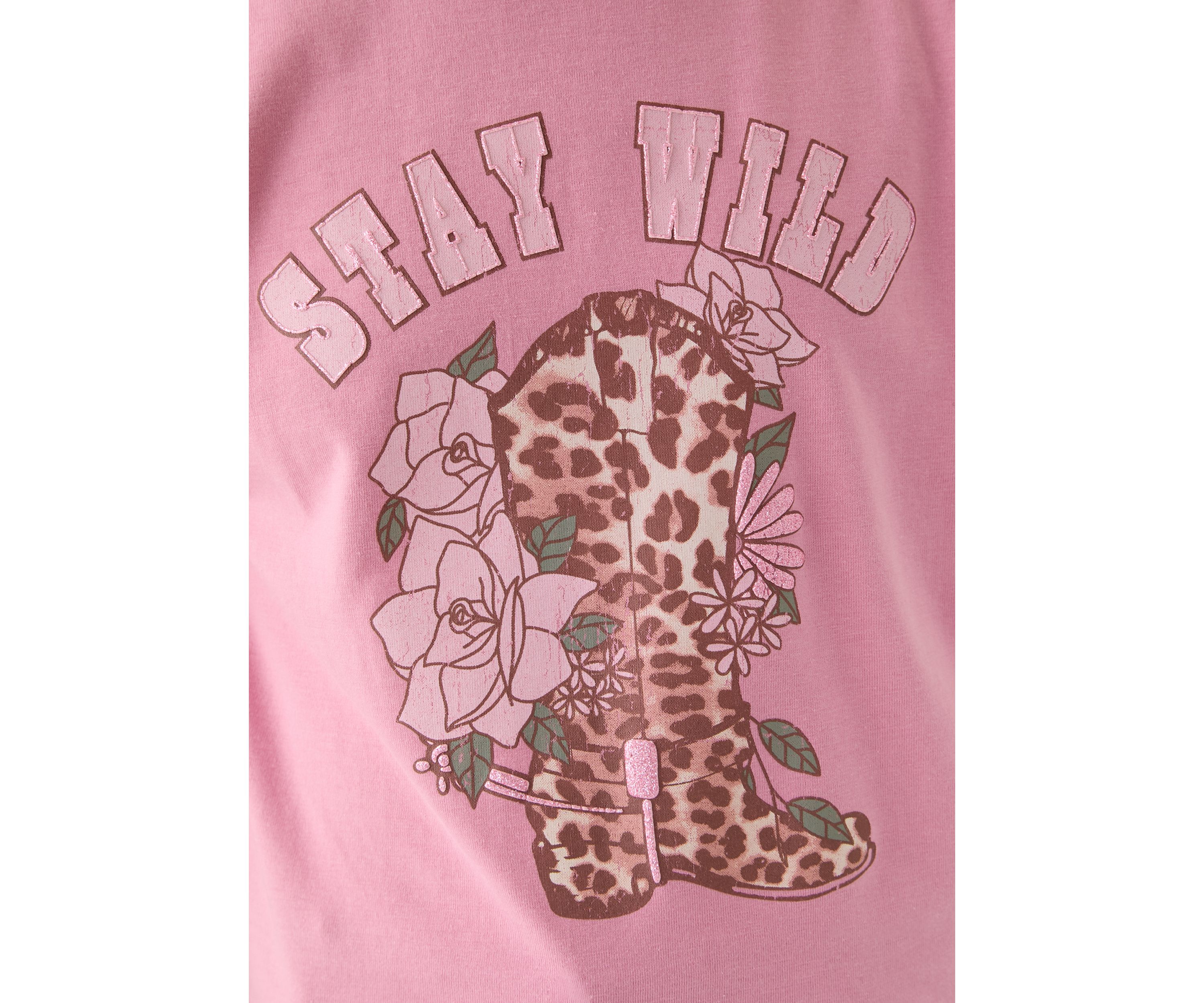 Girls 7-16 Stay Wild Graphic T-Shirt
