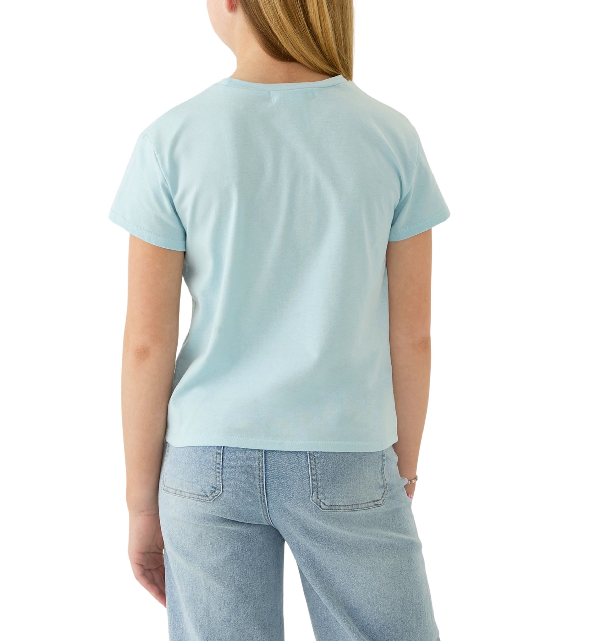 Girls 7-16 Short Sleeve Howdy Graphic T-Shirt