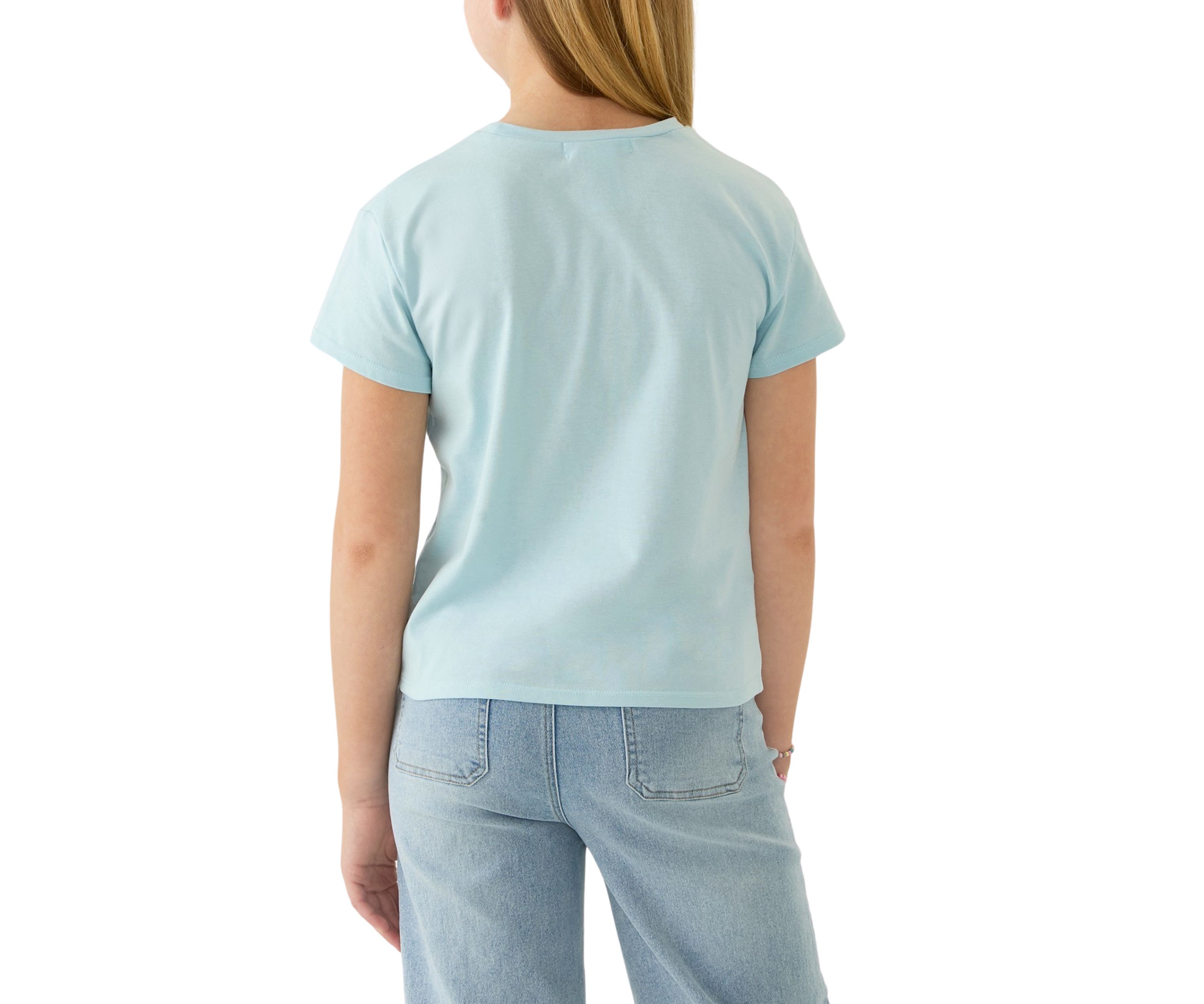 Girls 7-16 Short Sleeve Howdy Graphic T-Shirt