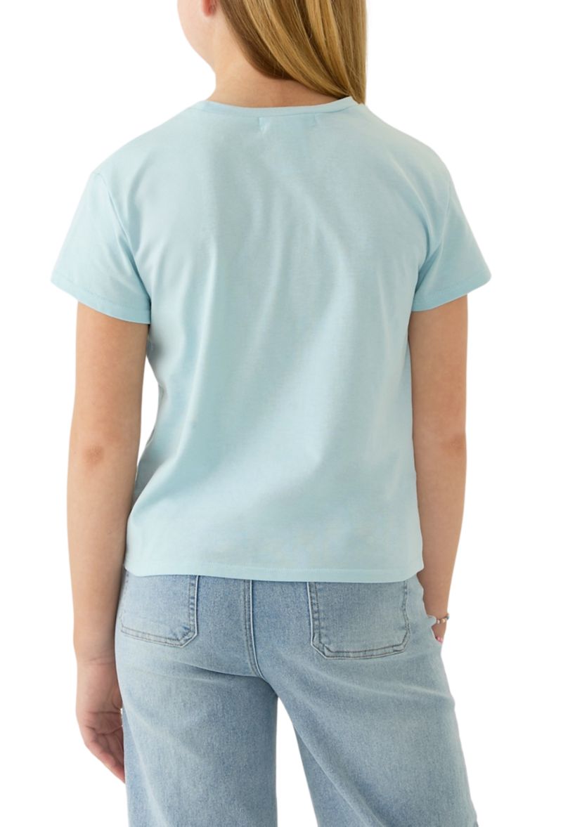 Girls 7-16 Short Sleeve Howdy Graphic T-Shirt