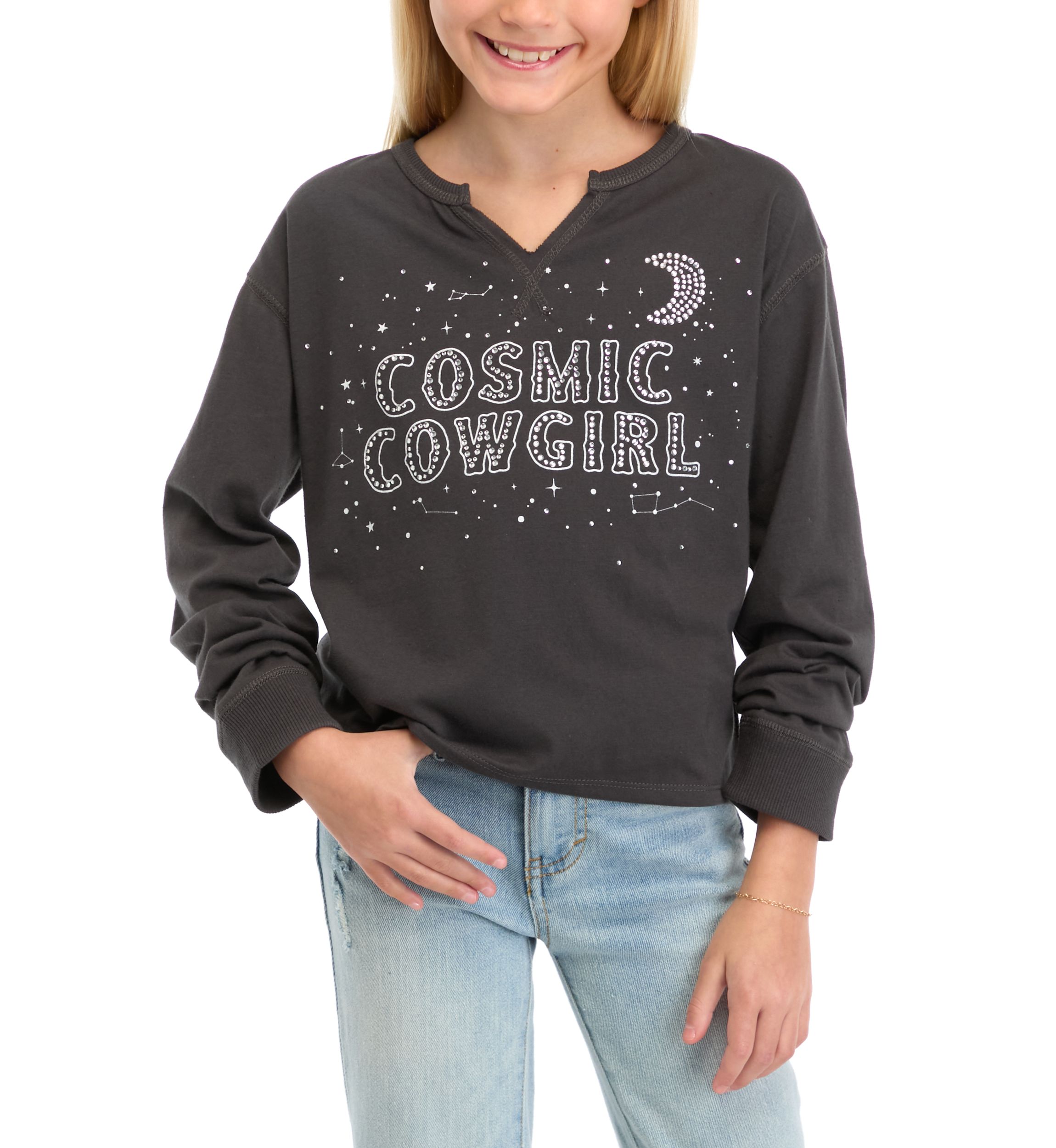 Girls 7-16 Cosmic Cowgirl Graphic T-Shirt 