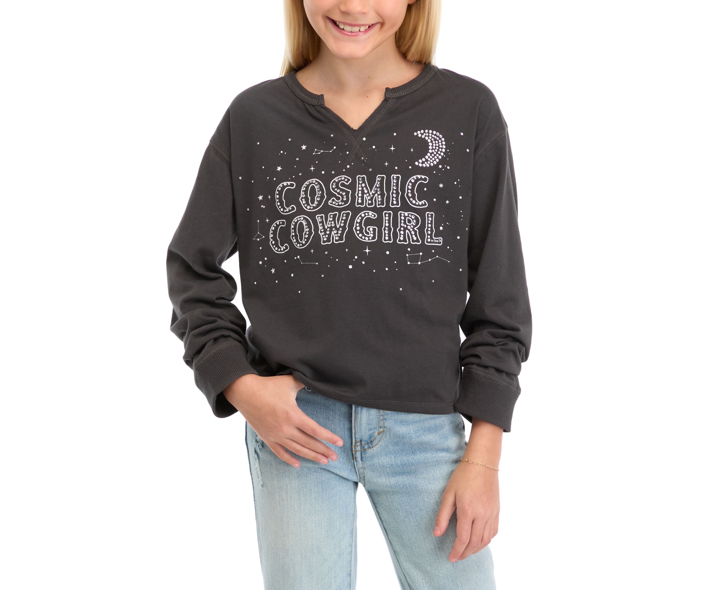 Girls 7-16 Cosmic Cowgirl Graphic T-Shirt 