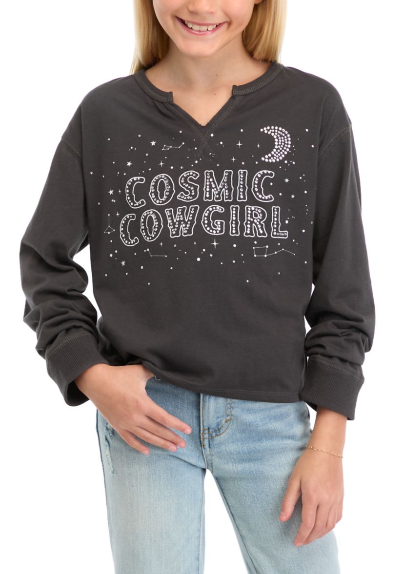 Girls 7-16 Cosmic Cowgirl Graphic T-Shirt 