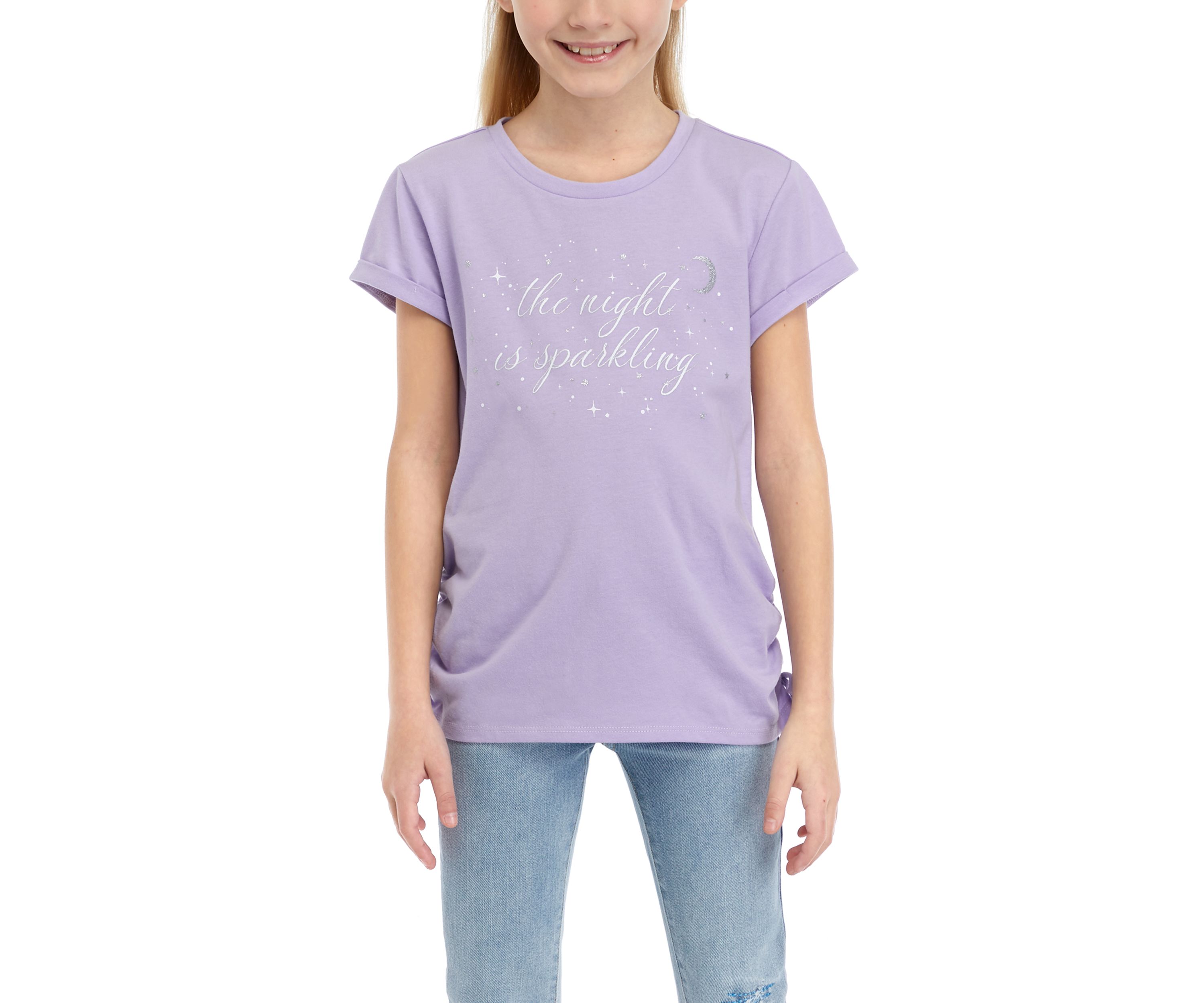 Girls 7-16 This Night is Sparkling Graphic T-Shirt