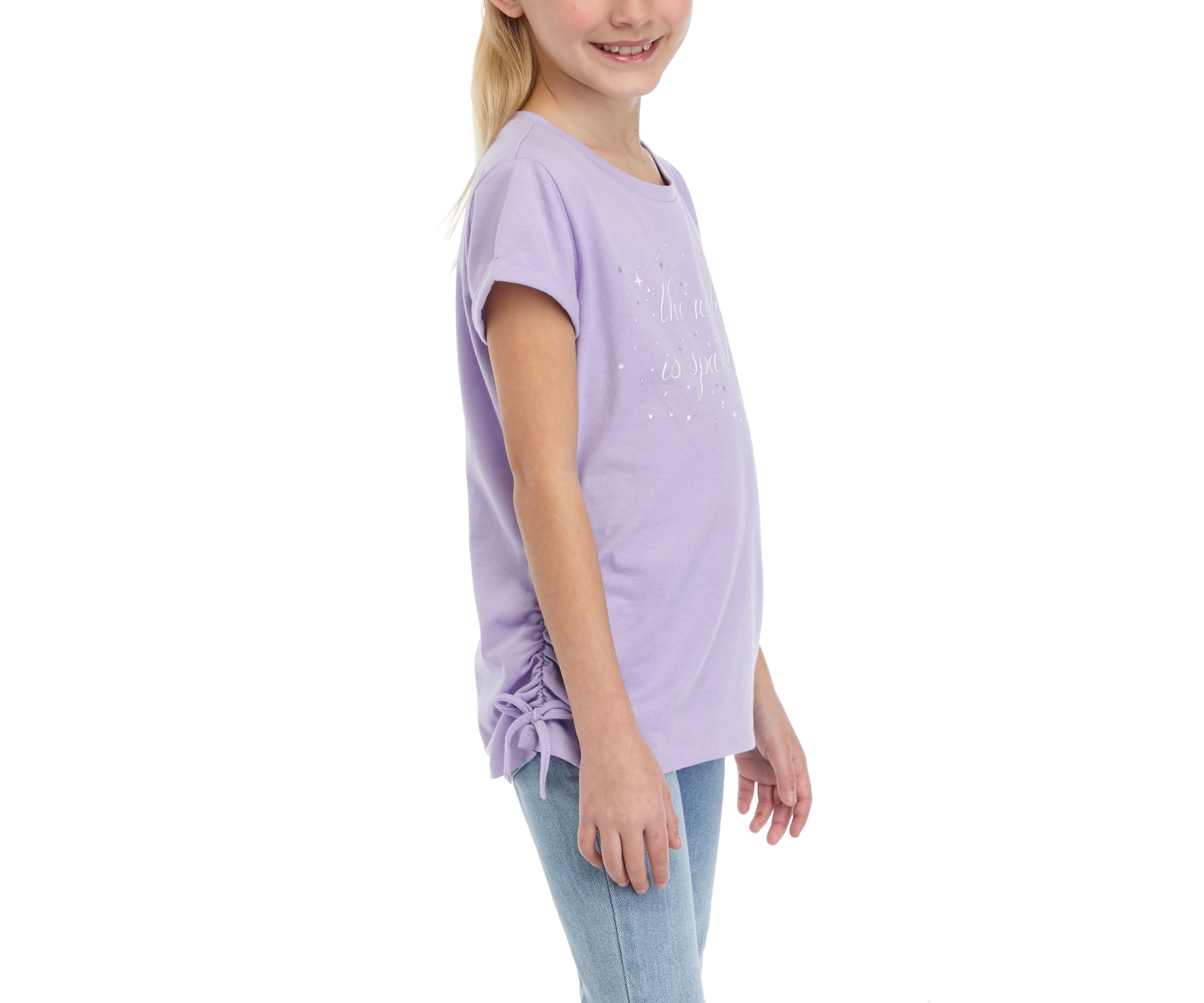 Girls 7-16 This Night is Sparkling Graphic T-Shirt