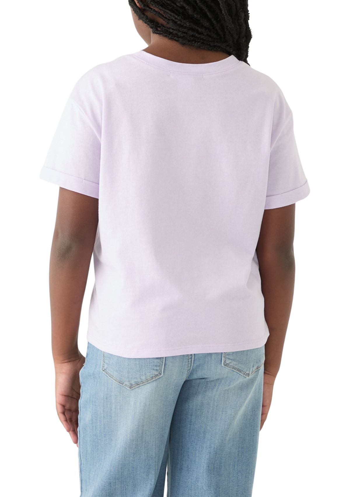 Girls 7-16 Roll Tab Graphic T-Shirt 