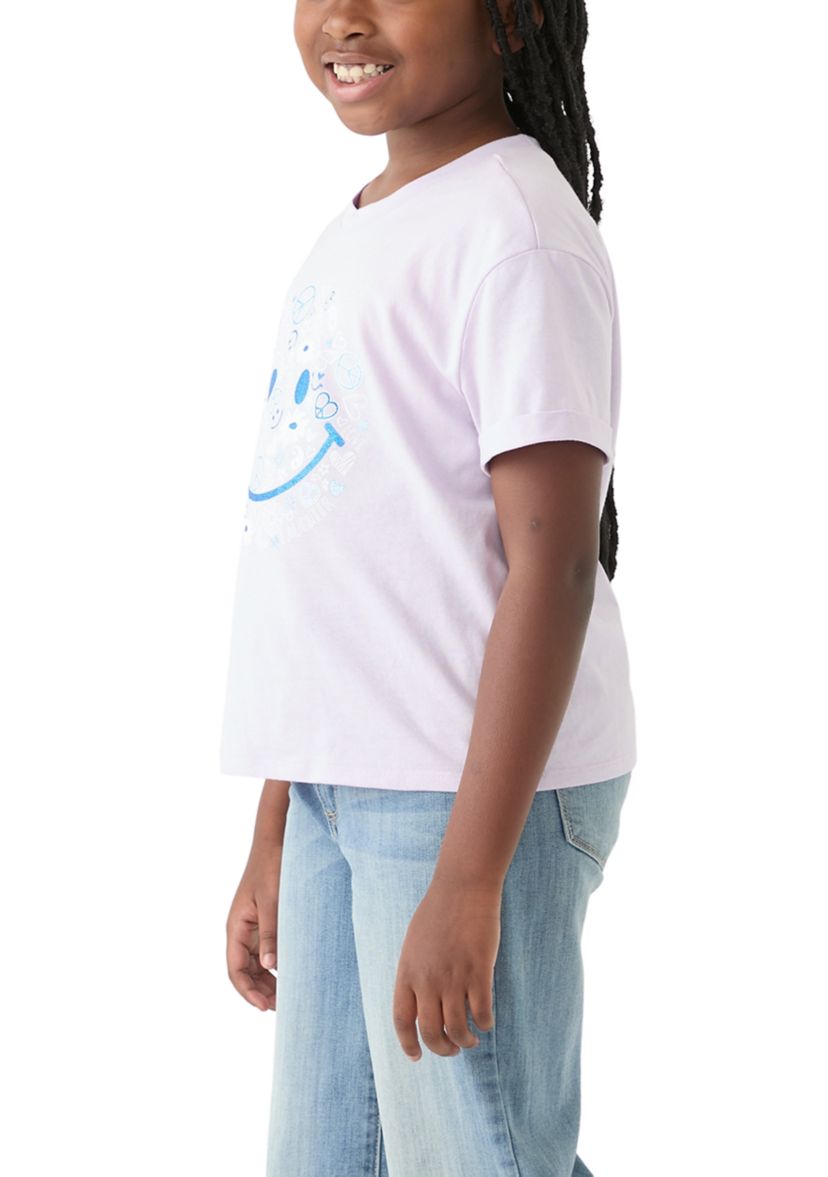 Girls 7-16 Roll Tab Graphic T-Shirt 