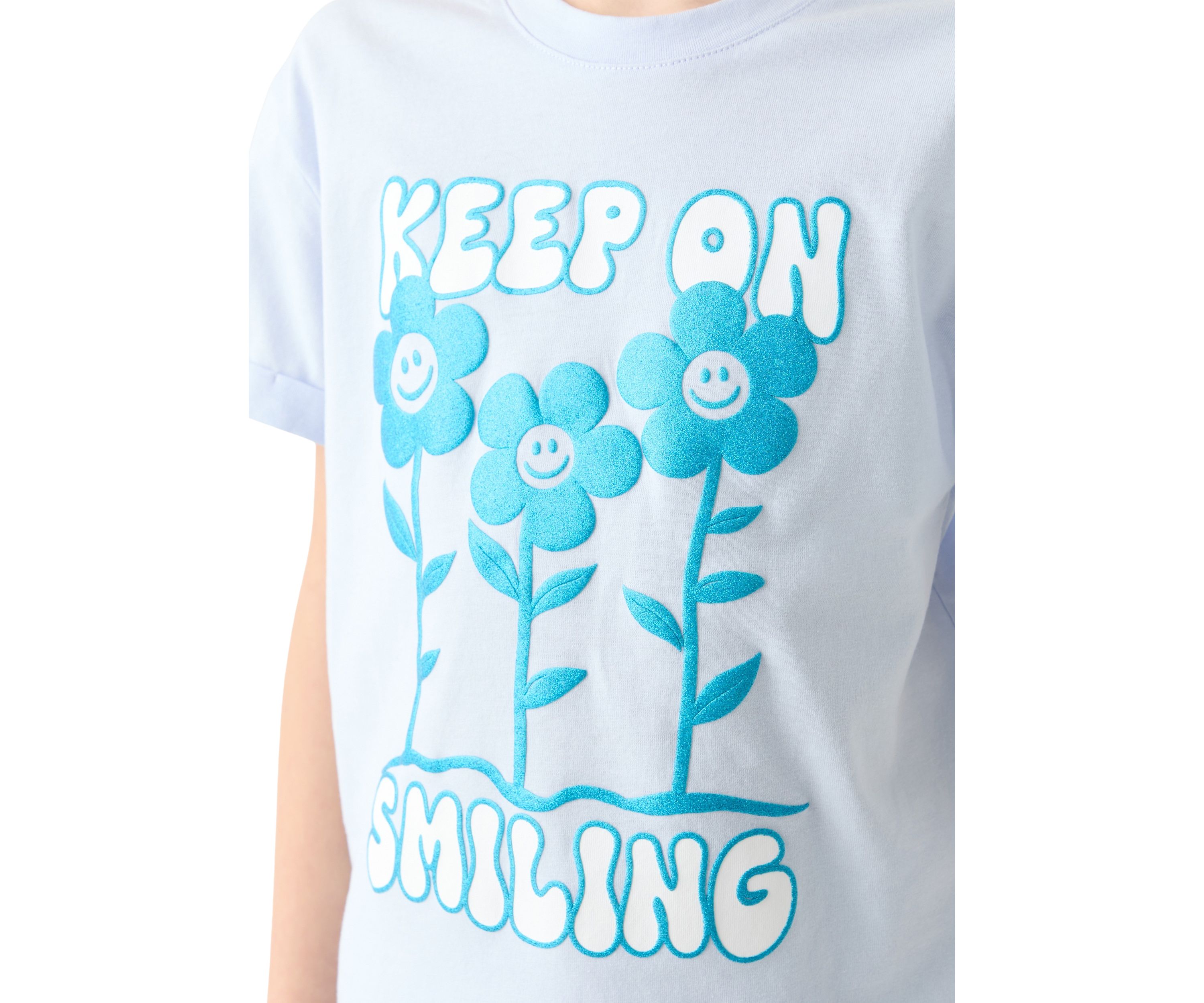 Girls 7-16 Keep On Smiling T-Shirt 