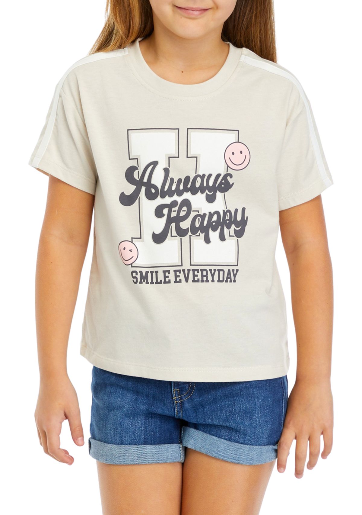 Girls 7-16 Always Happy Graphic T-Shirt 