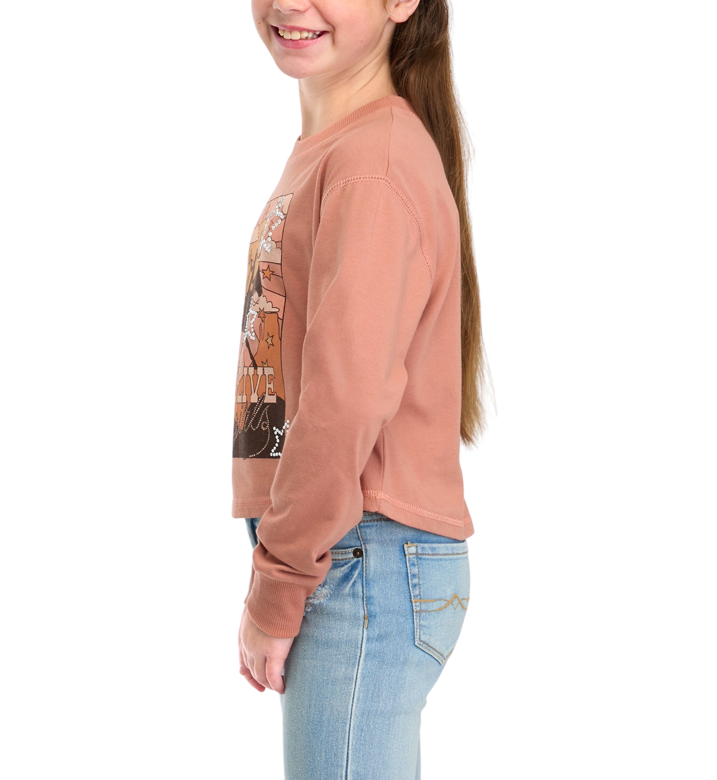 Girls 7-16 Long Live Cowgirls Graphic T-Shirt 