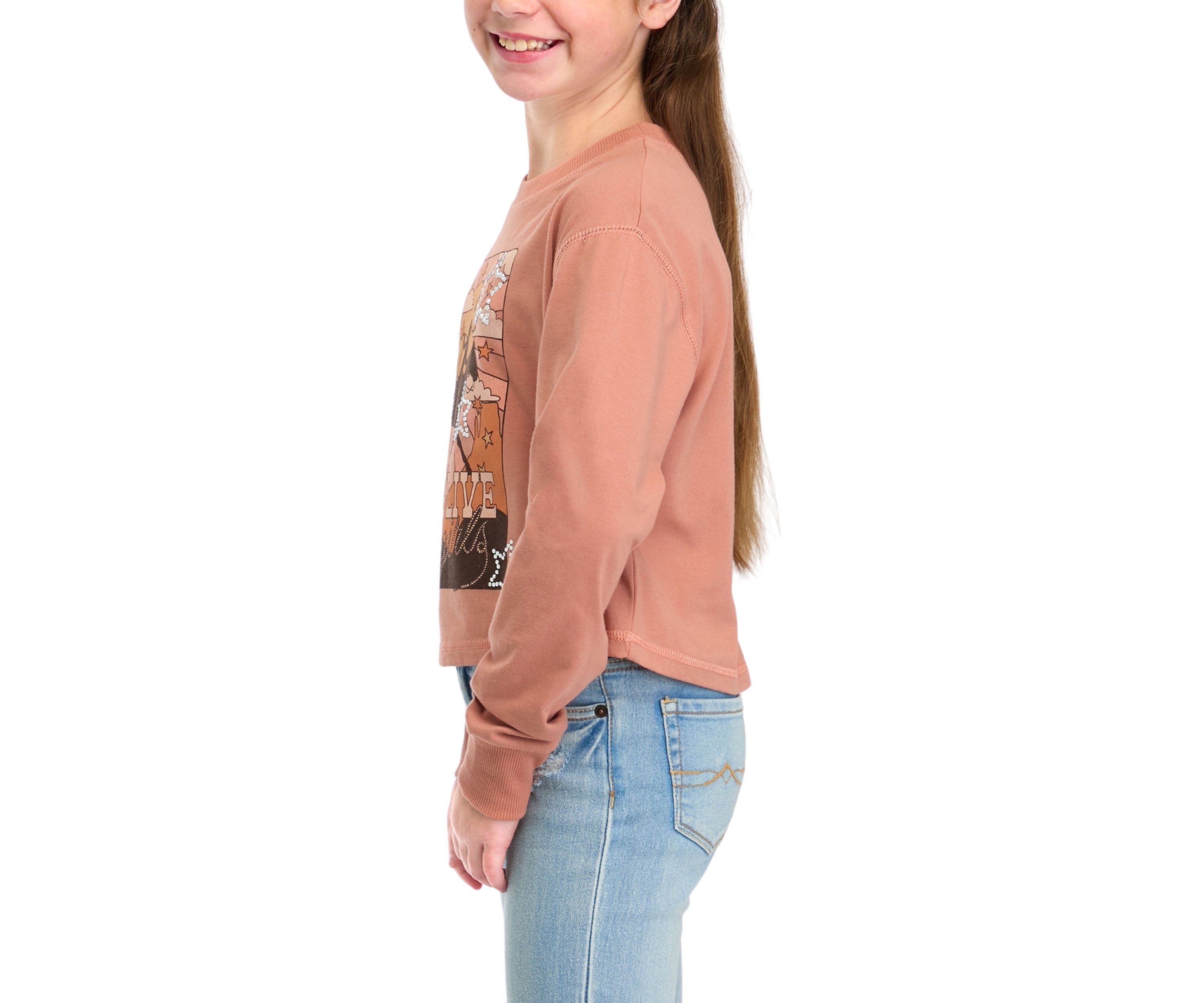 Girls 7-16 Long Live Cowgirls Graphic T-Shirt 