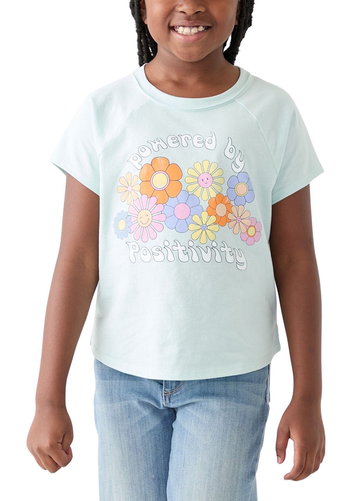 Girls 4-6x Positivity Graphic T-Shirt 