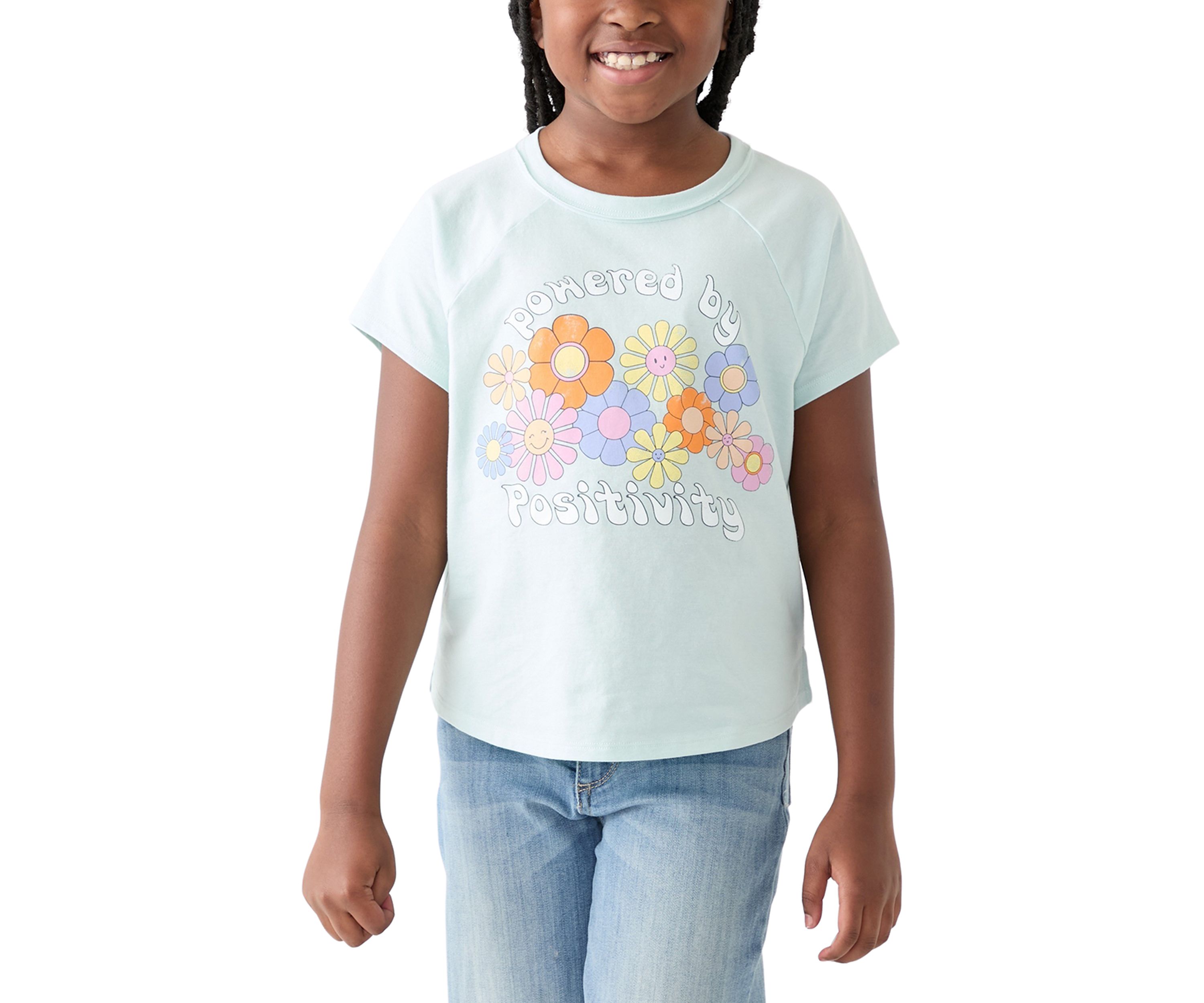 Girls 4-6x Positivity Graphic T-Shirt 