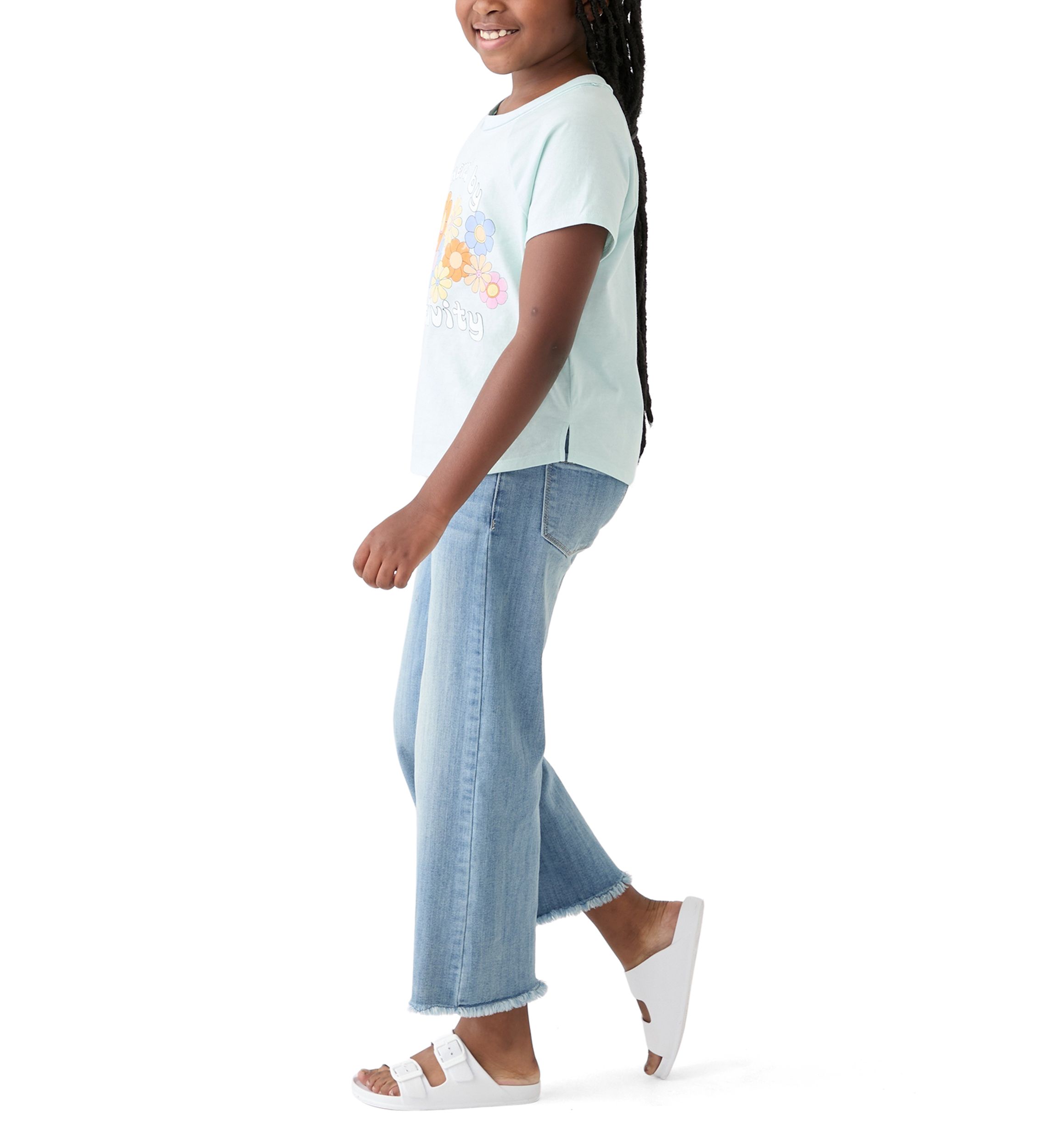 Girls 4-6x Positivity Graphic T-Shirt 