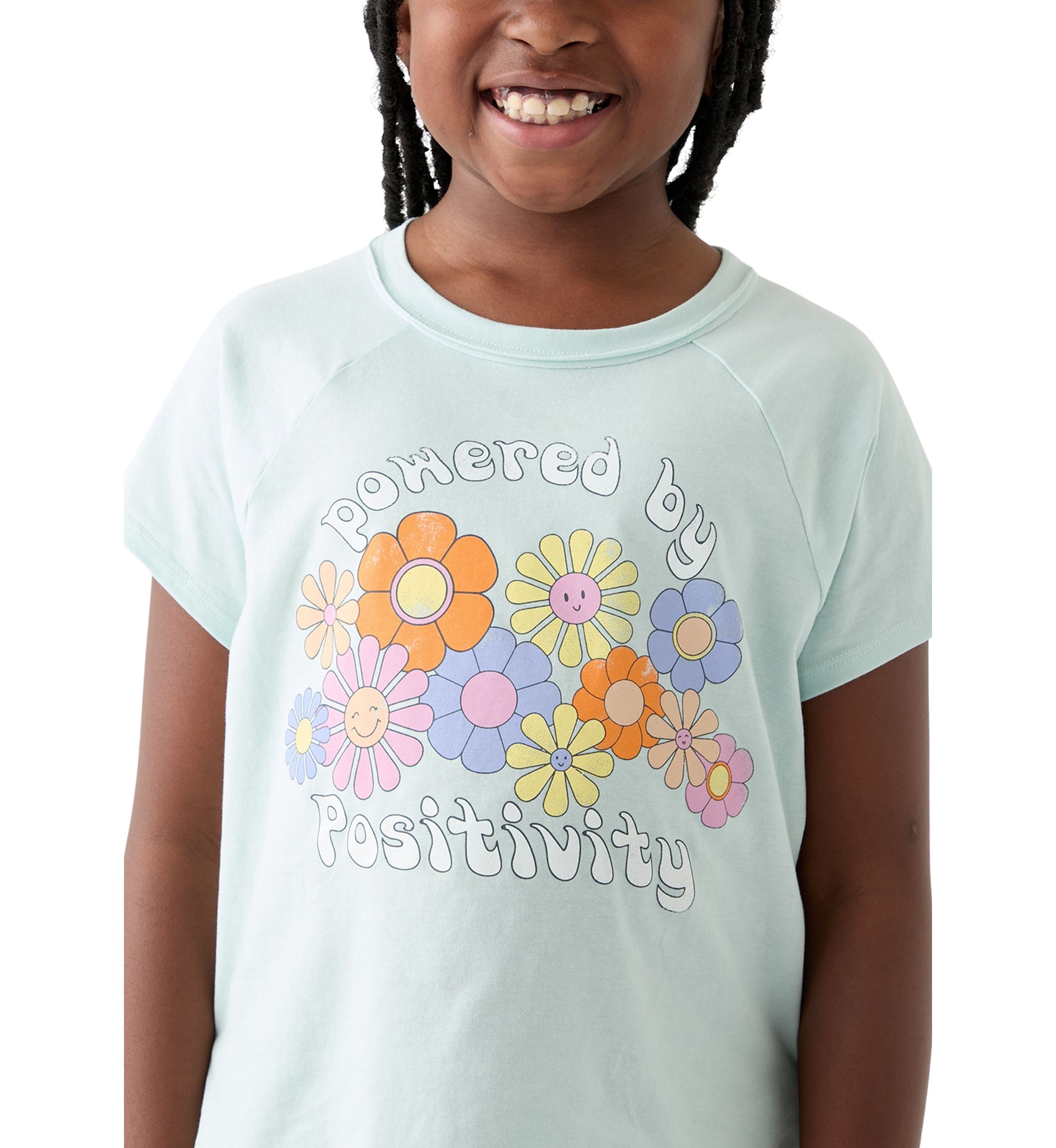 Girls 4-6x Positivity Graphic T-Shirt 