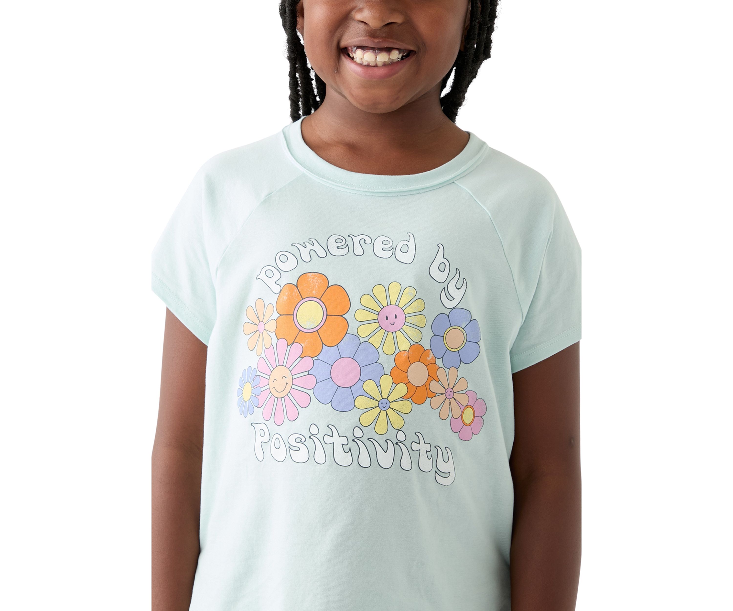 Girls 4-6x Positivity Graphic T-Shirt 