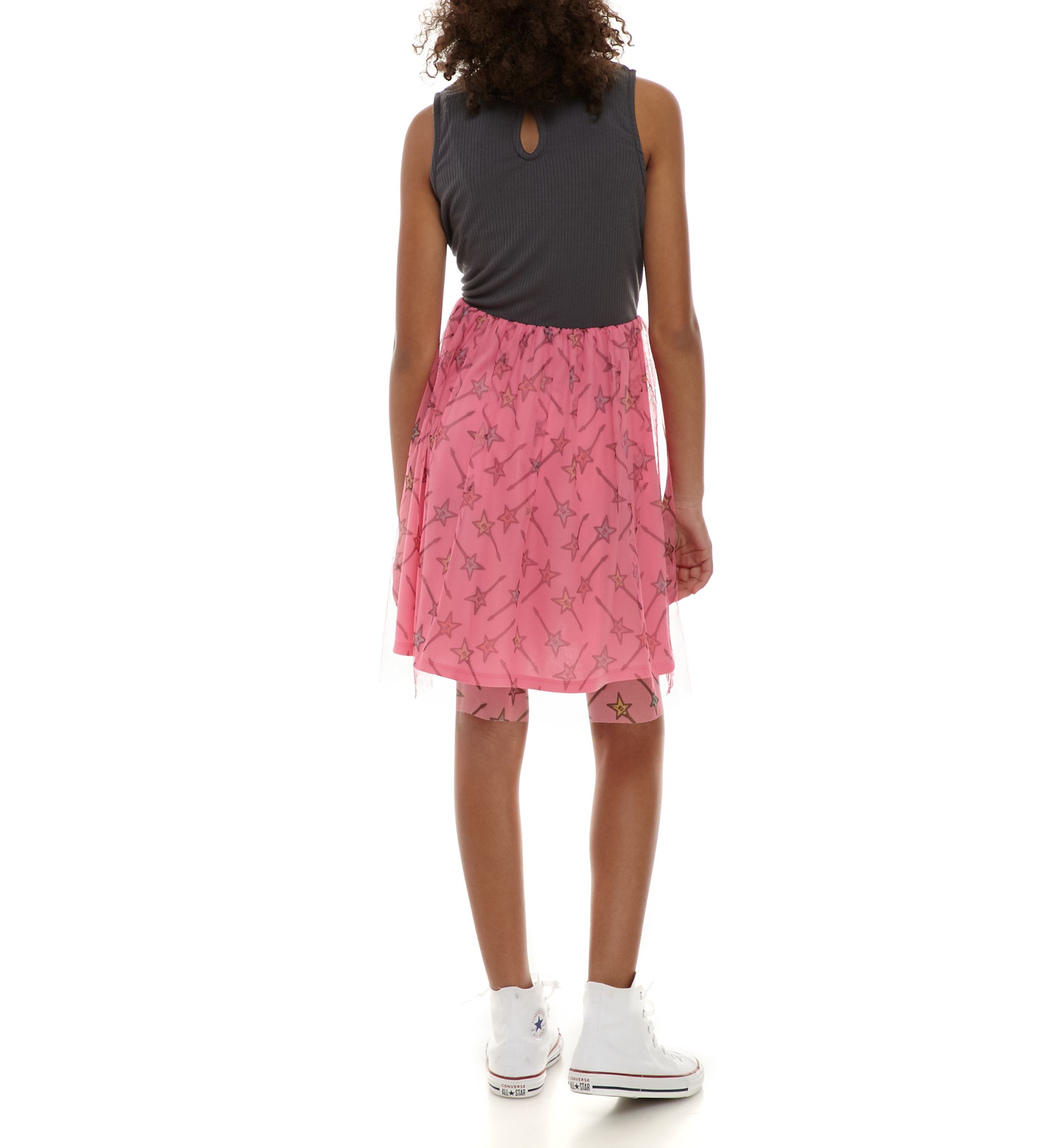 Girls 7-16 Rock Band Knit Graphic T-Shirt Dress