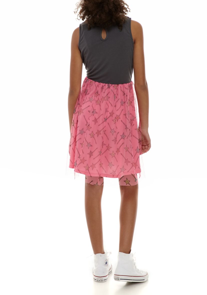 Girls 7-16 Rock Band Knit Graphic T-Shirt Dress