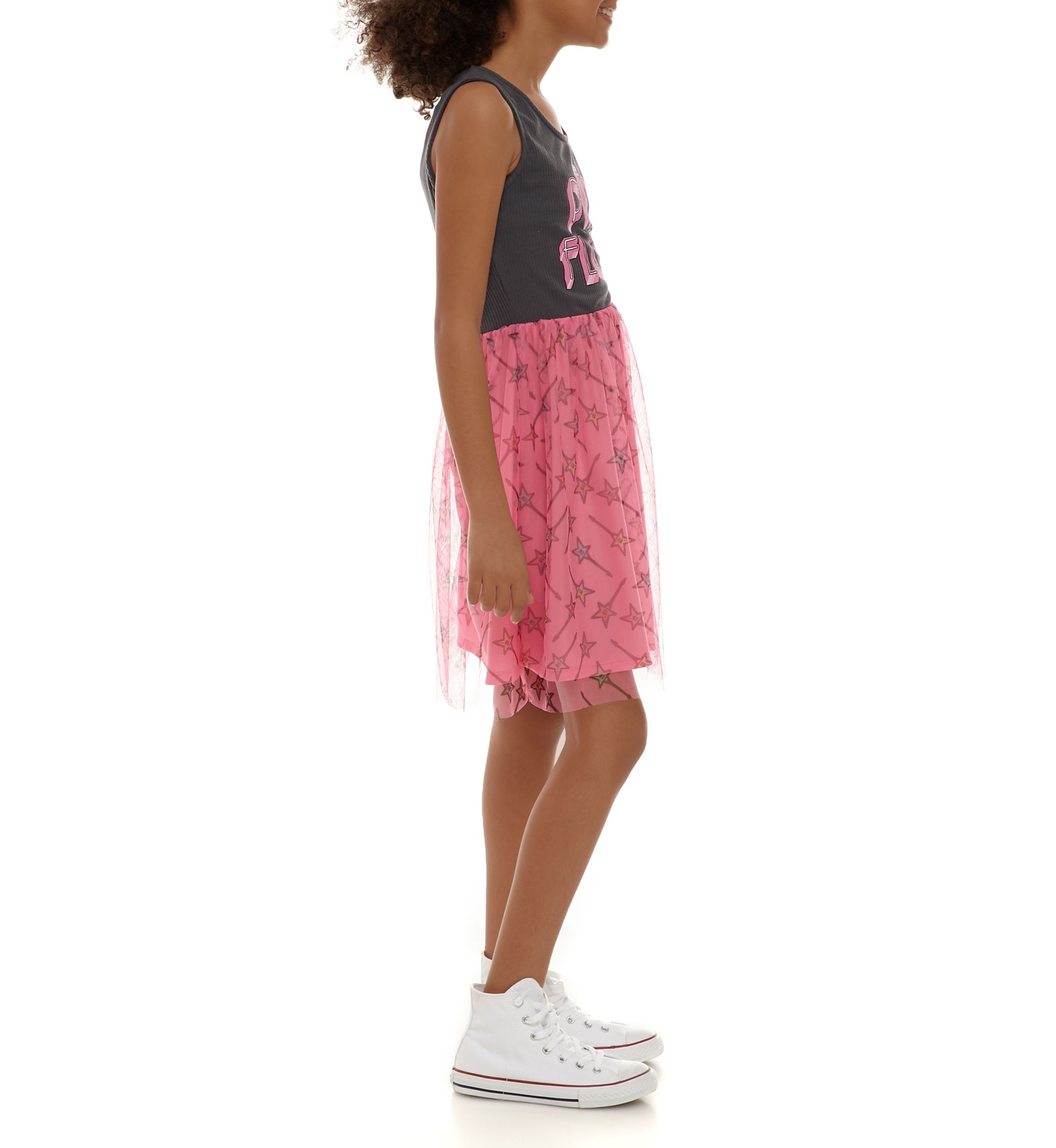 Girls 7-16 Rock Band Knit Graphic T-Shirt Dress