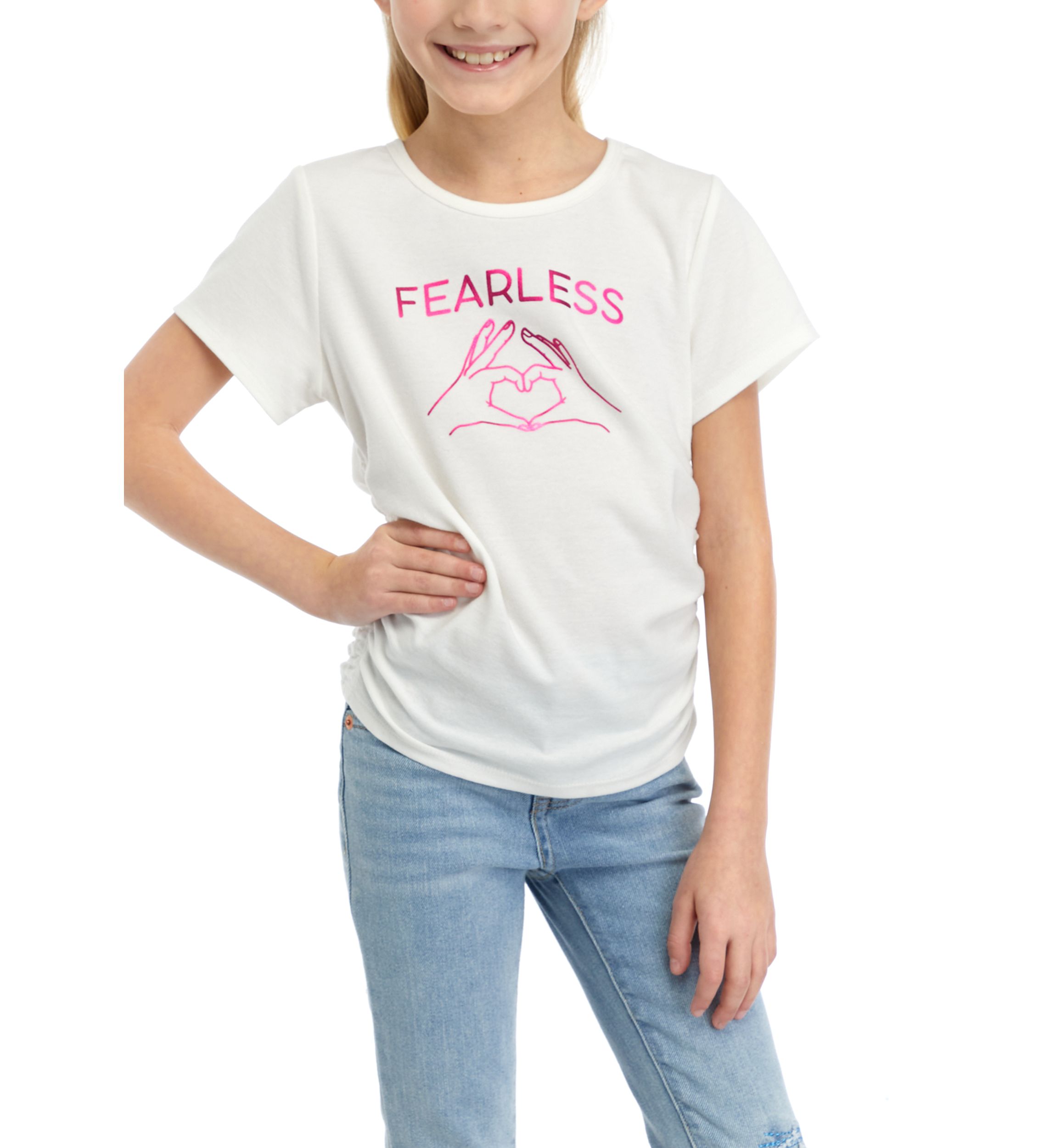 Girls 7-16 Fearless Graphic T-Shirt