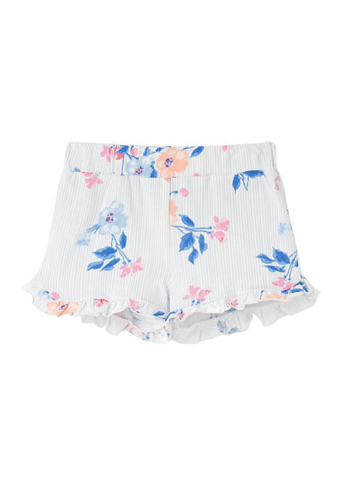 Joules USA Girls 4-6x Floral Shorts