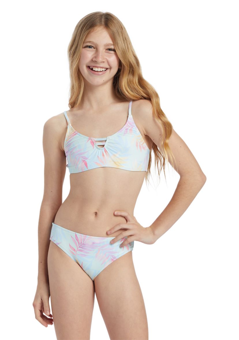 Girls 7-16 Triangle Swimsuit